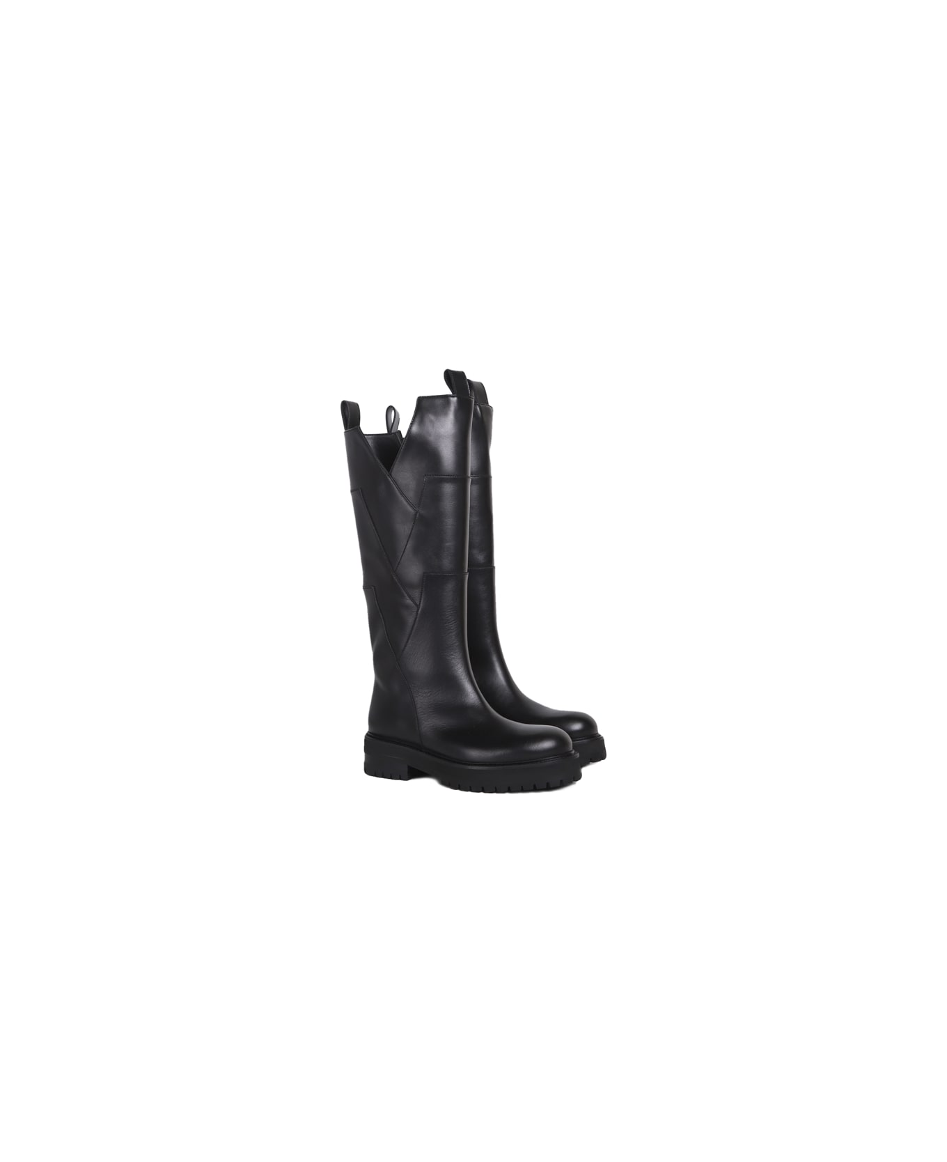 Dondup Leather Boot 'stivale' - Black