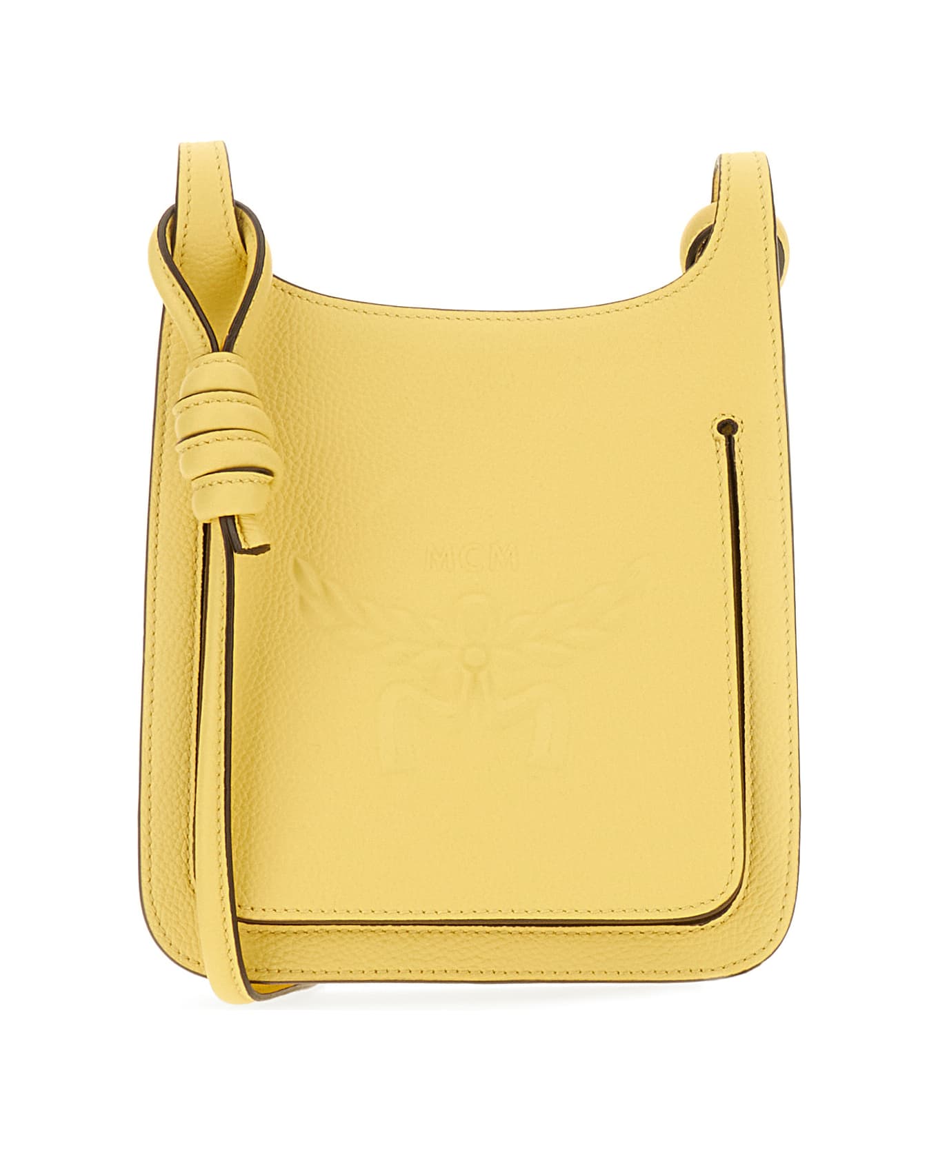バッグ・カバンその他 MCM Woman Mini bag Yellow MWHESAC01 Y7 MCM Yellow Leather Mini Hummel Crossbody Bag | italist