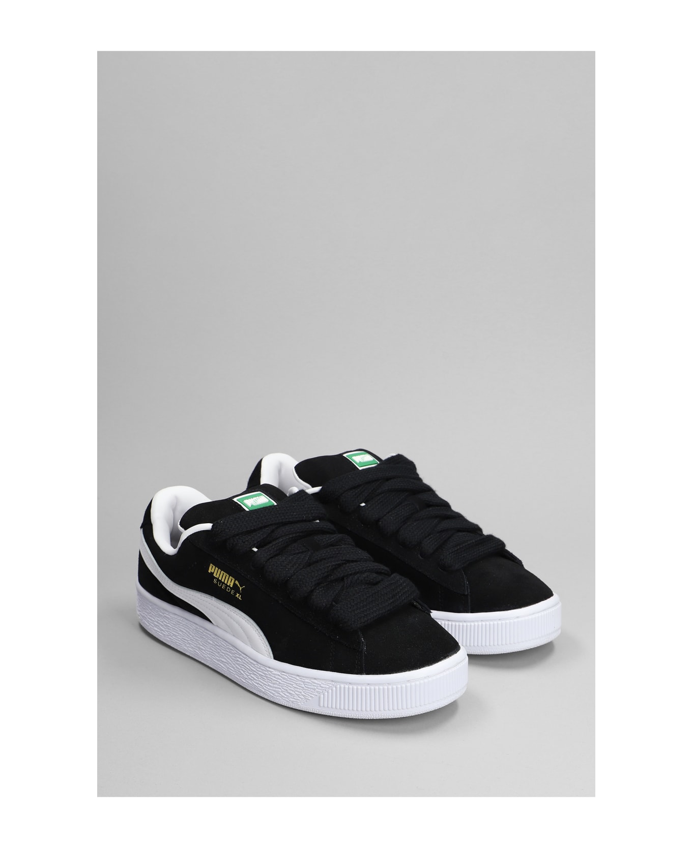 Puma Suede Xl Sneakers In Black Suede - Black