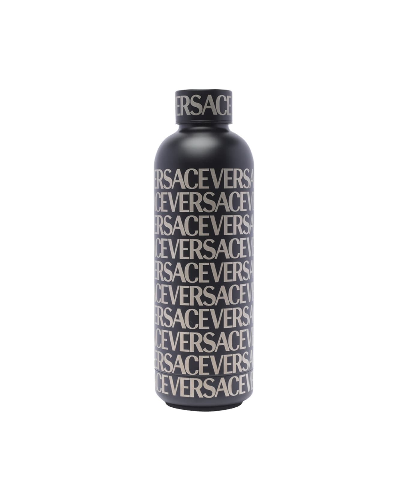 Versace Allover Water Bottle - Black