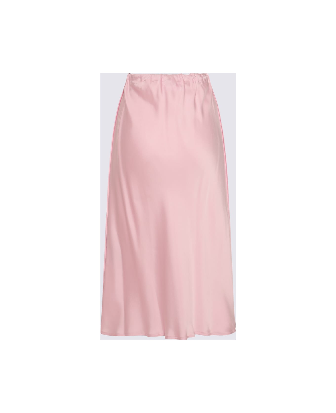 Jil Sander Light Pink Viscose Skirt - MARSHMALLOW