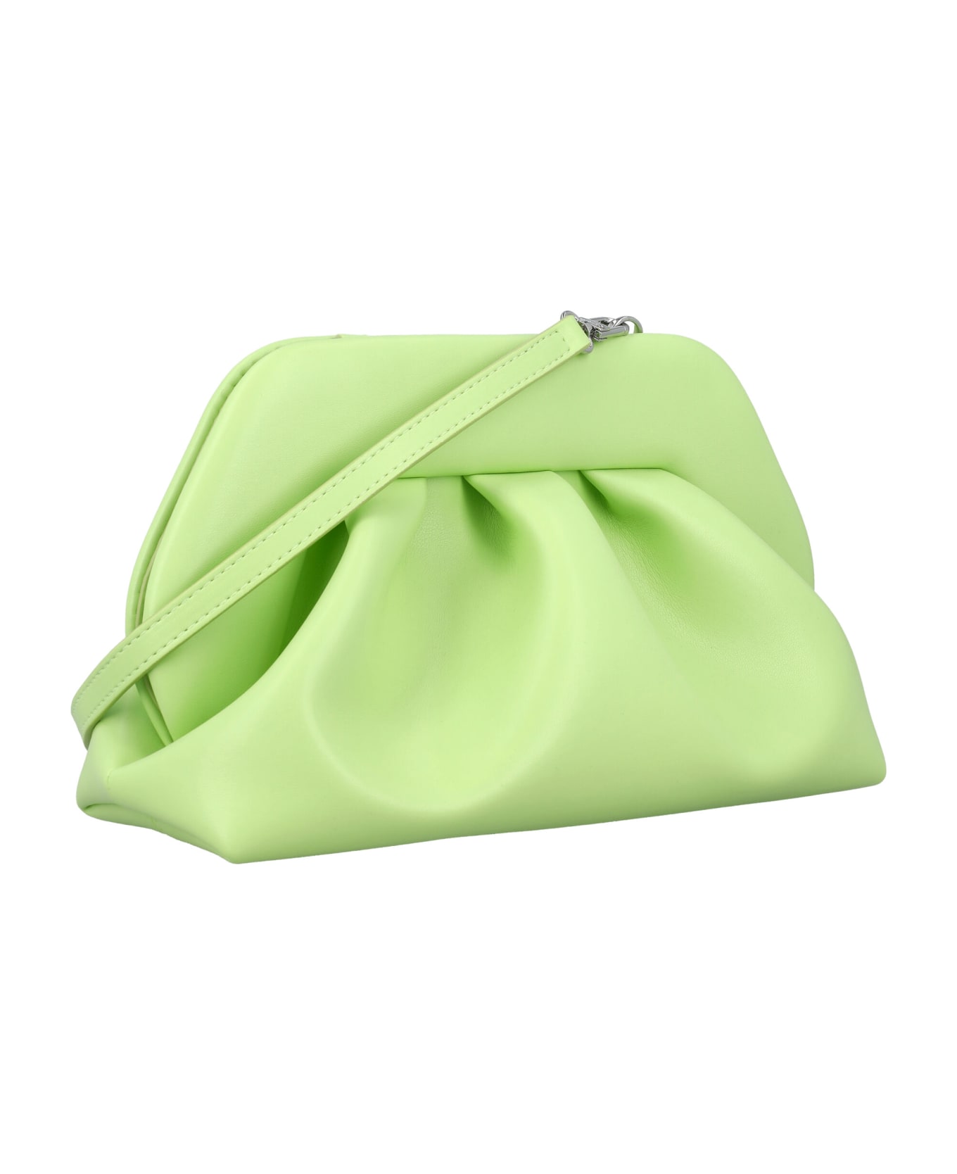 THEMOIRè Tia Vegan Fabric Clutch - FOLIAGE ACID GREEN クラッチバッグ