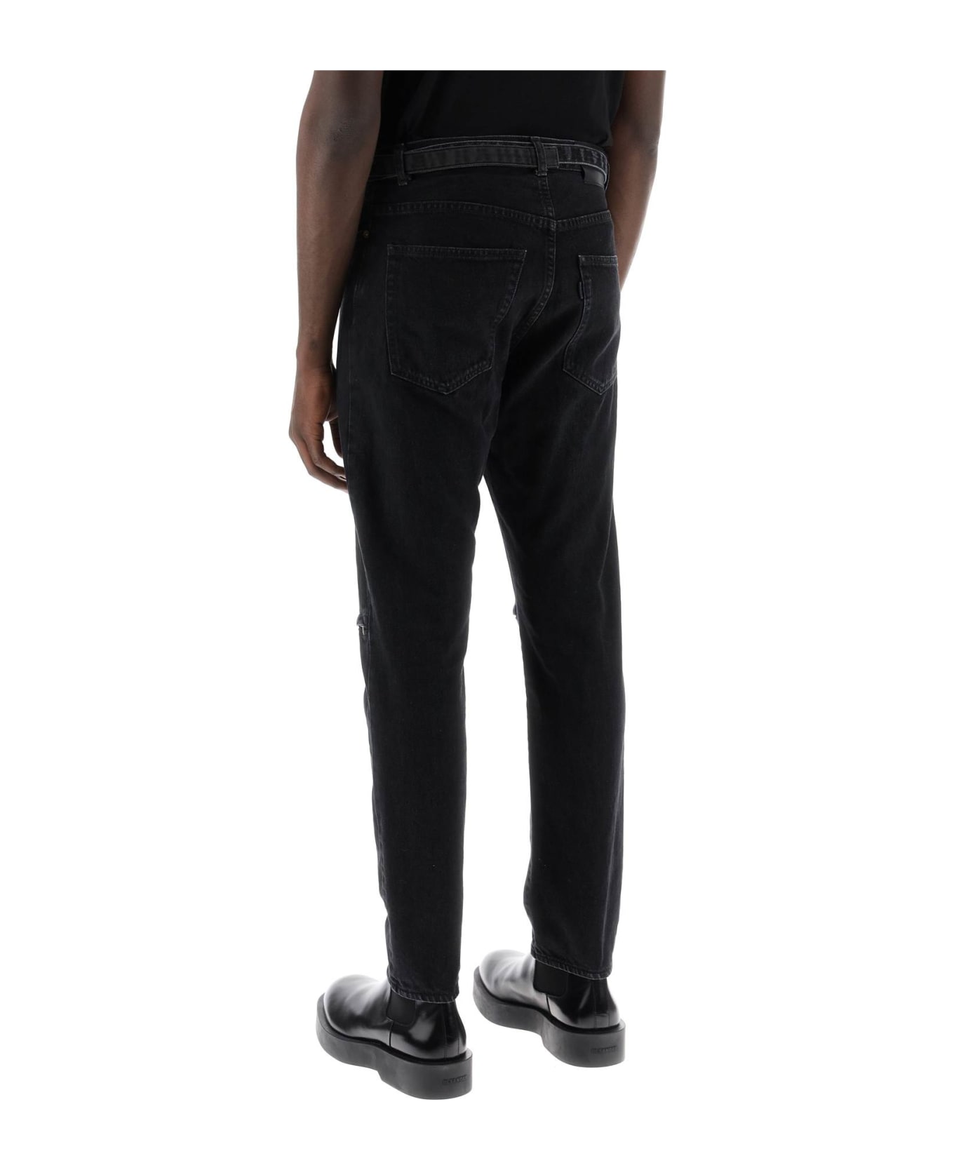 Sacai Slim Jeans With Belt | italist