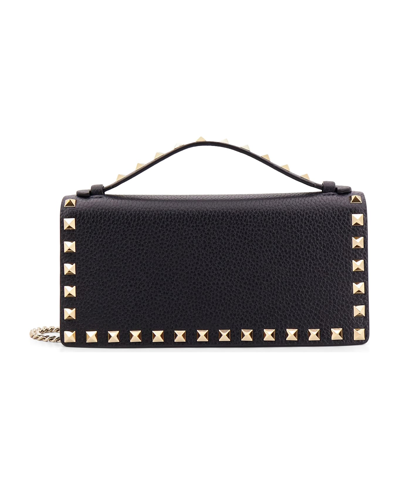 Valentino Garavani Garavani Studded Wallet On Chain - Black