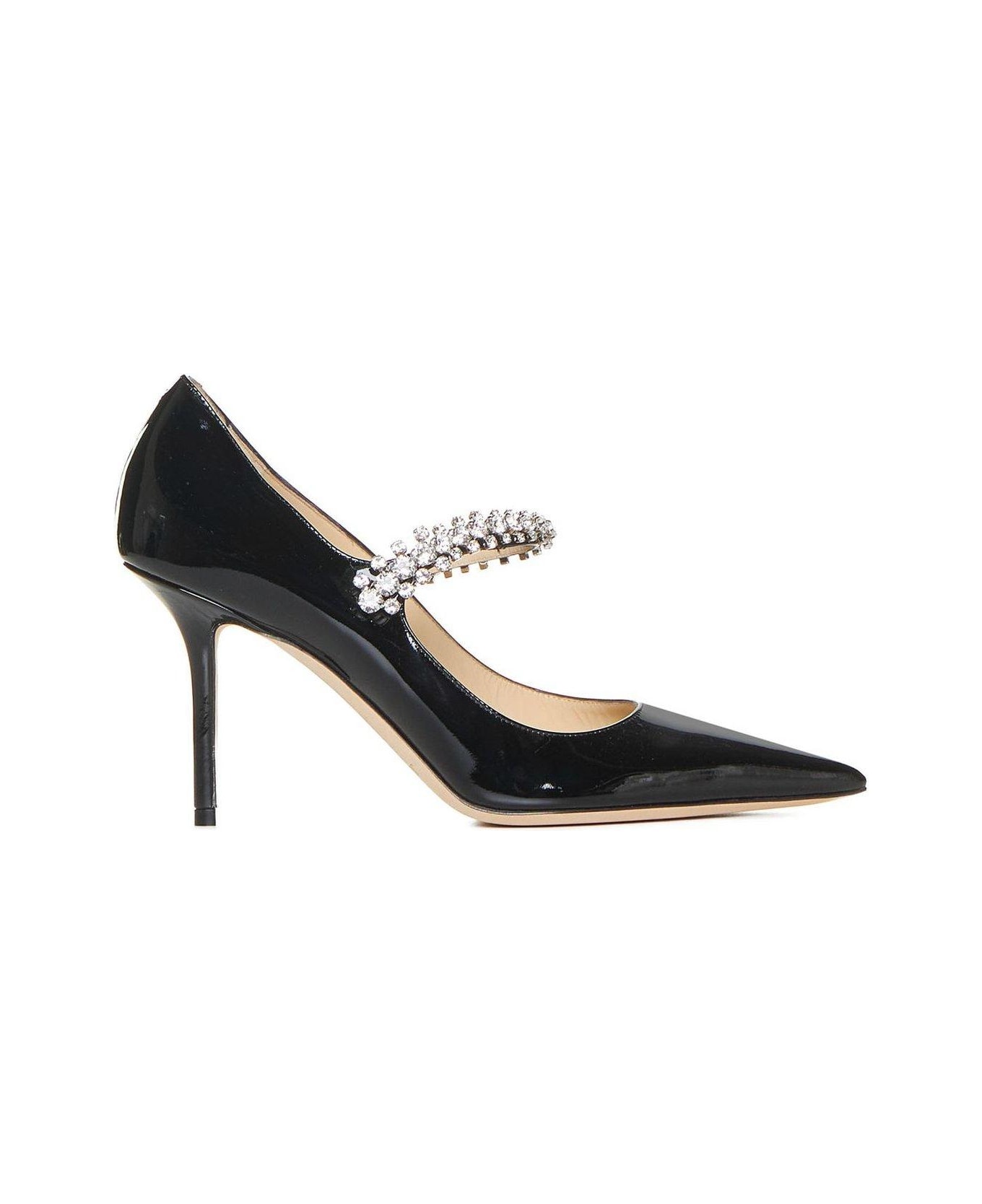 Jimmy Choo Embellished Pointed-toe Pumps - Black