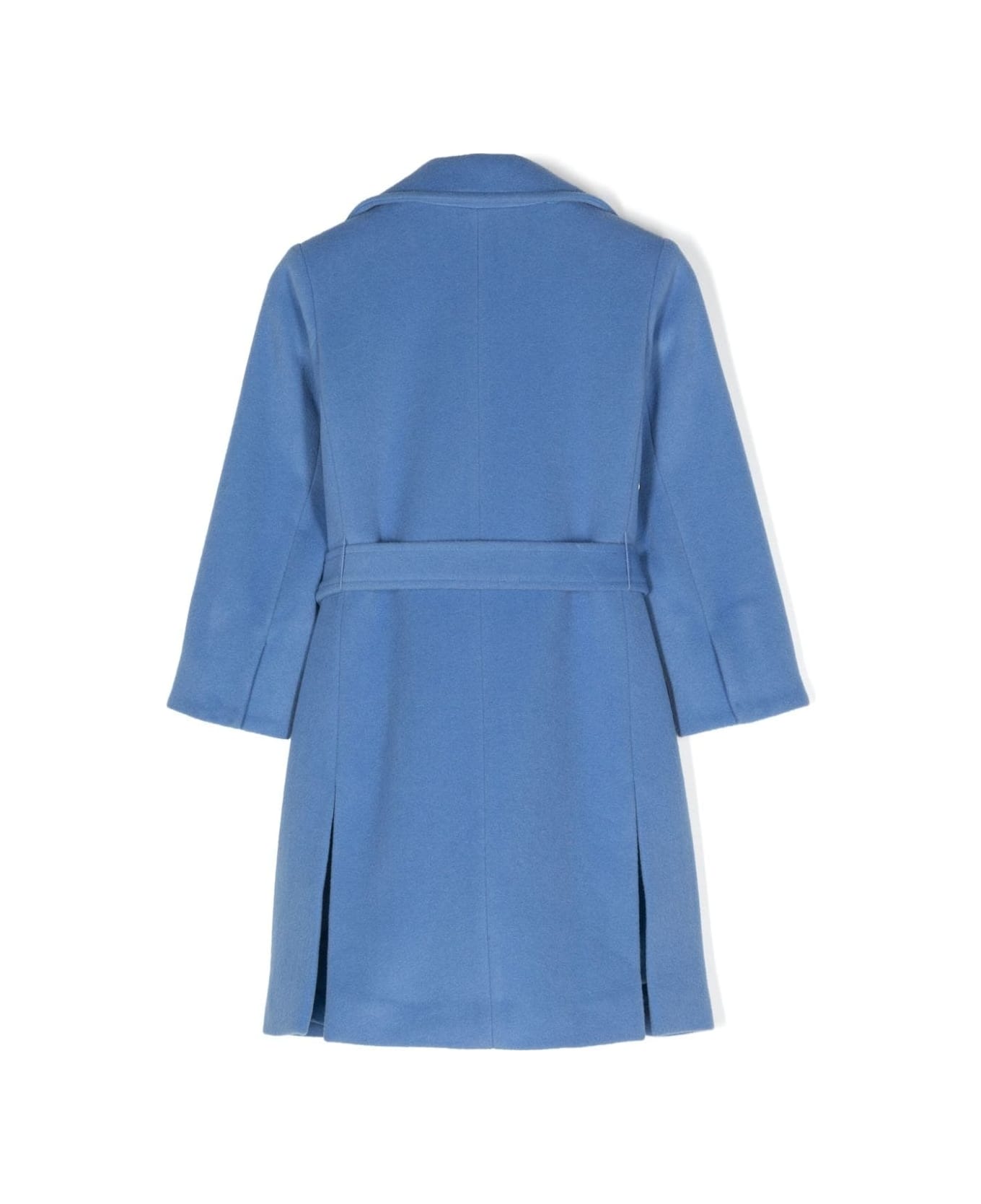 Max&Co. Light Blue Wool Runaway Coat - Blue