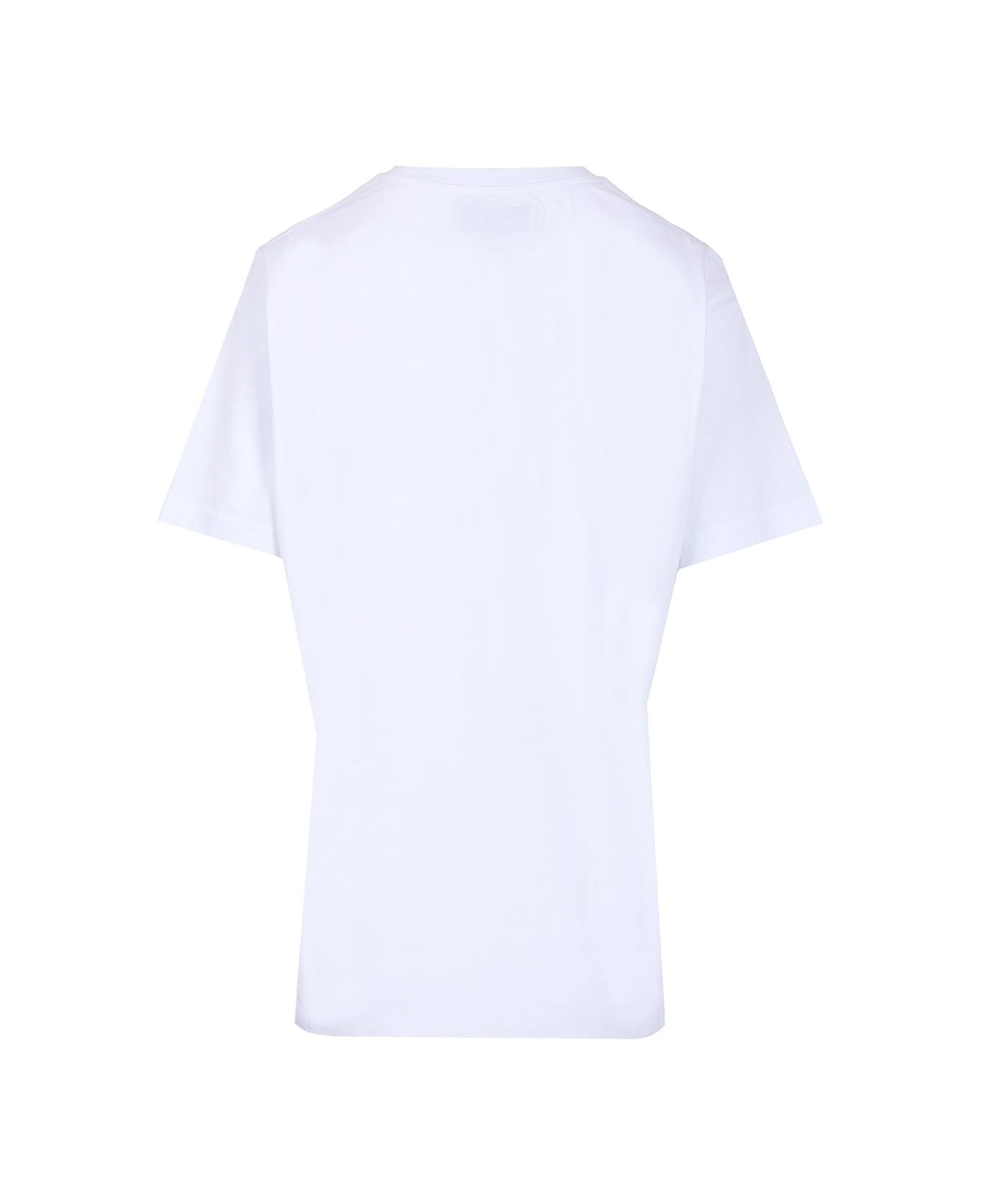 Vivienne Westwood 
stencil Orb
 T-shirt - WHITE