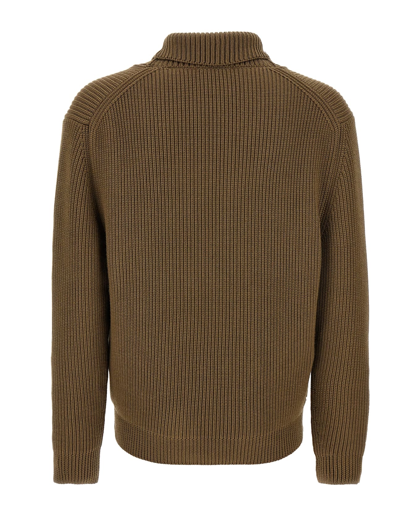 Tom Ford Wool Silk Cardigan - Brown