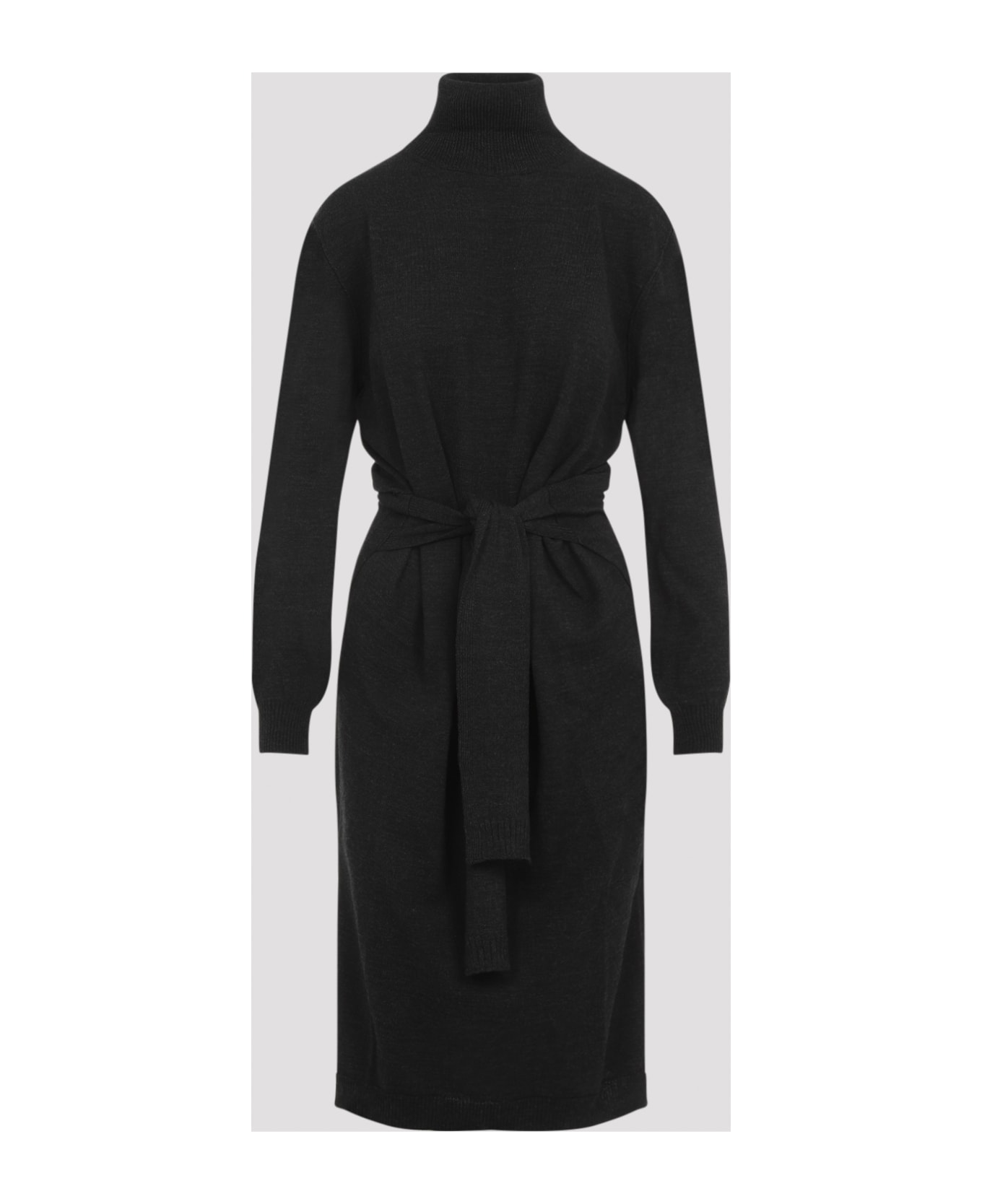 Lemaire Lemair Trompe L`oeil Dress - Anthracite