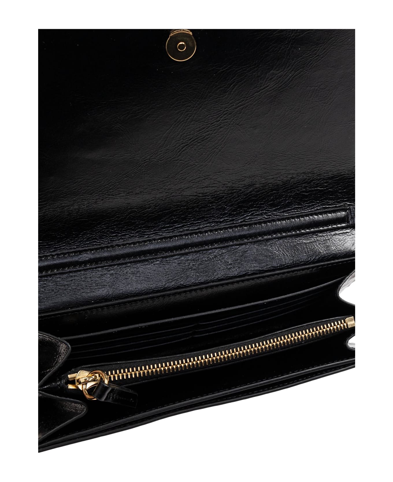Chloé Wallet On Chain Iconic - Black