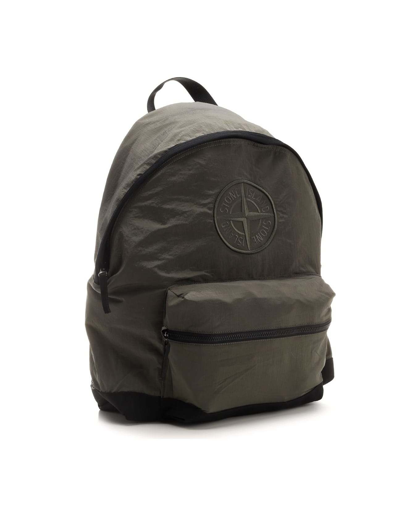 Stone Island Nylon Backpack - Green