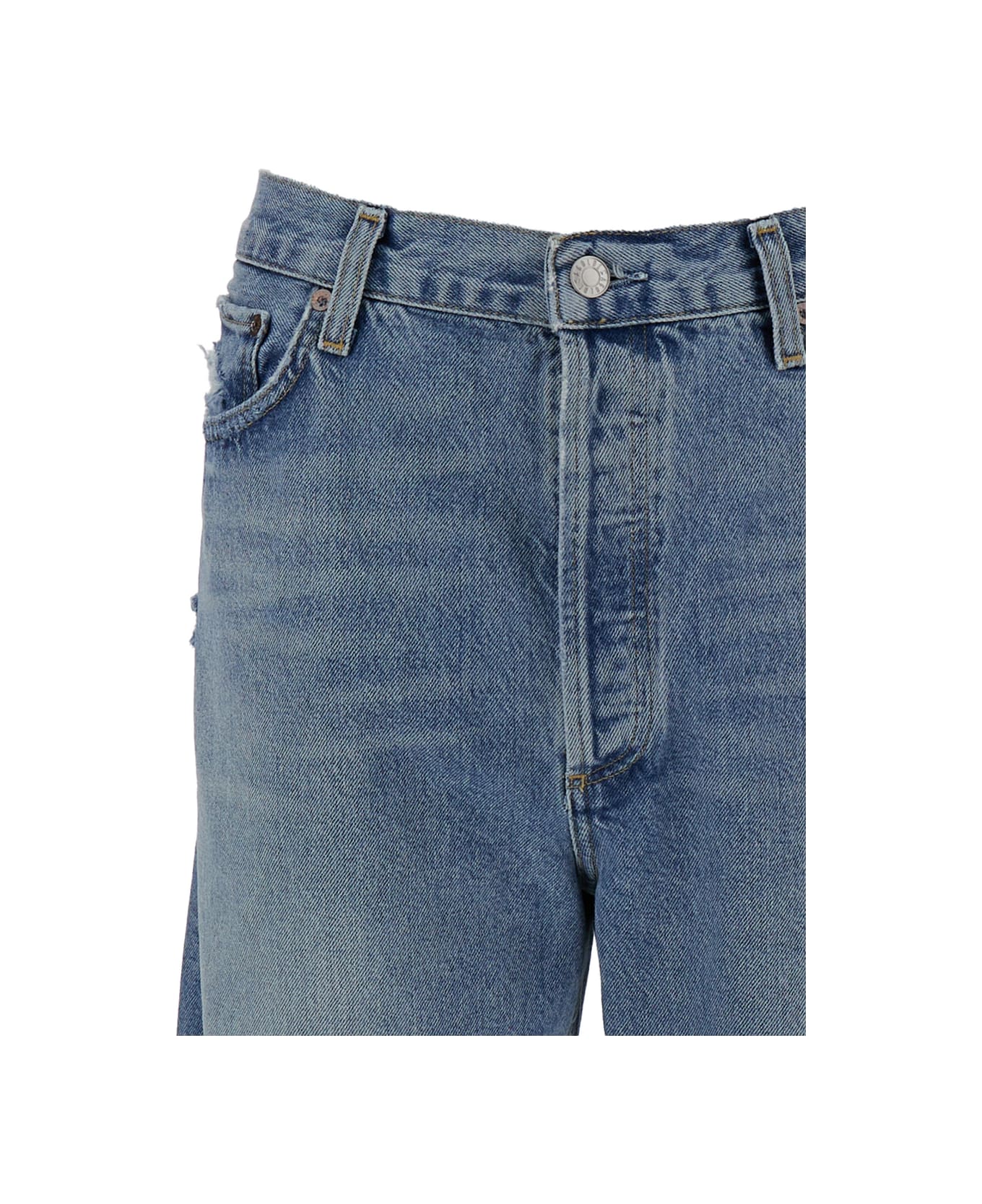 AGOLDE 90's Jean In Threadbare (organic Cotton) - Light blue