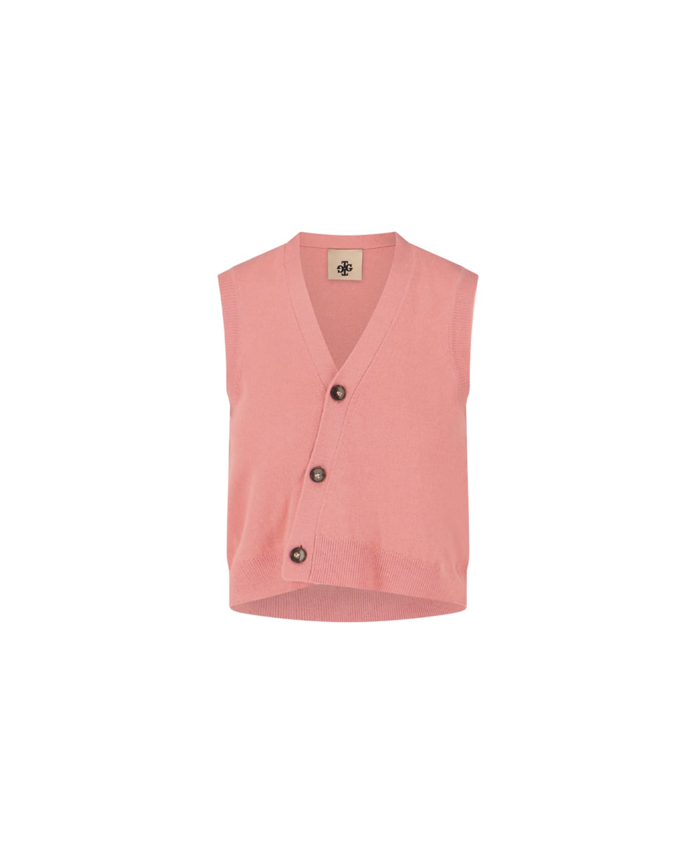 The Garment Vest "como" - Pink