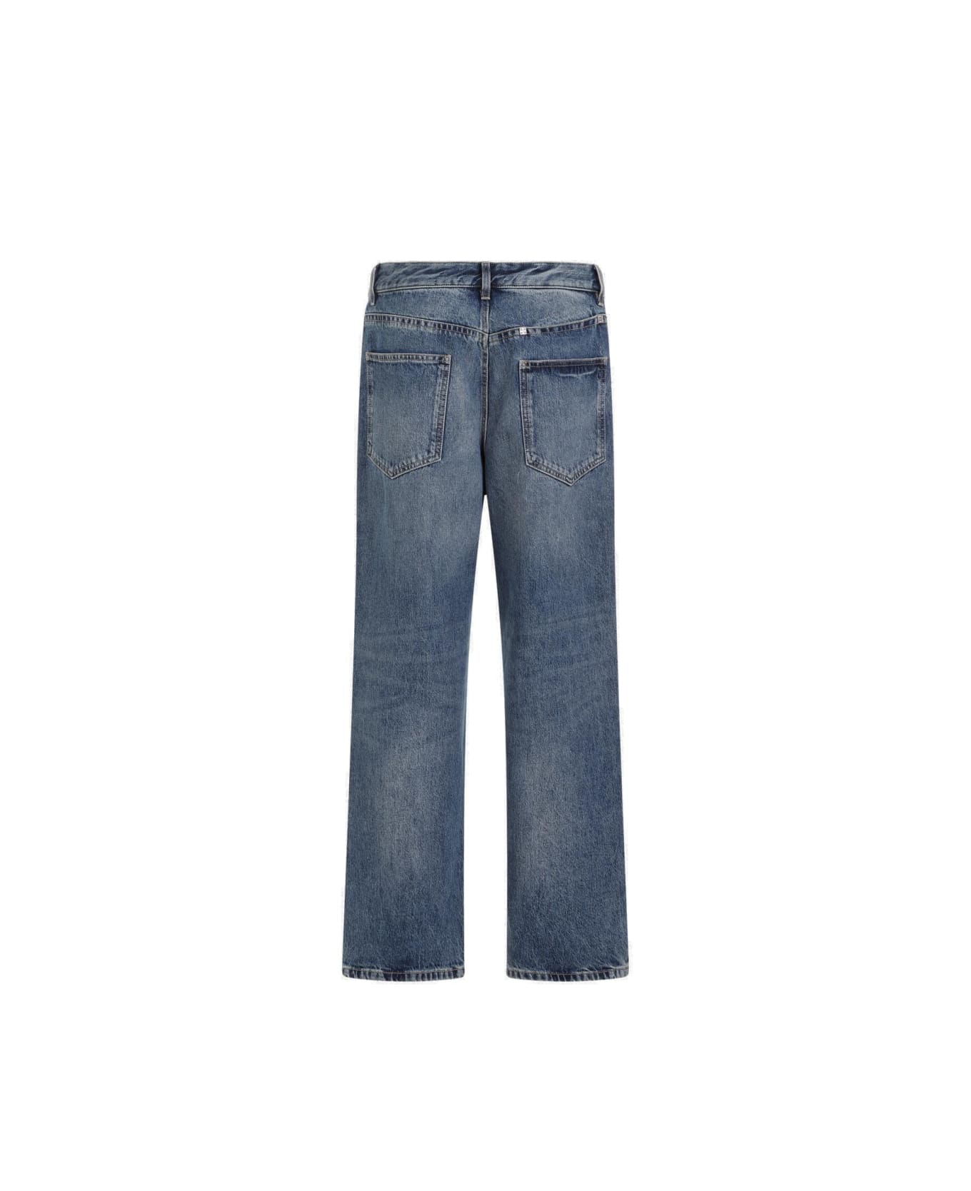 Givenchy Logo Plaque Straight-leg Jeans