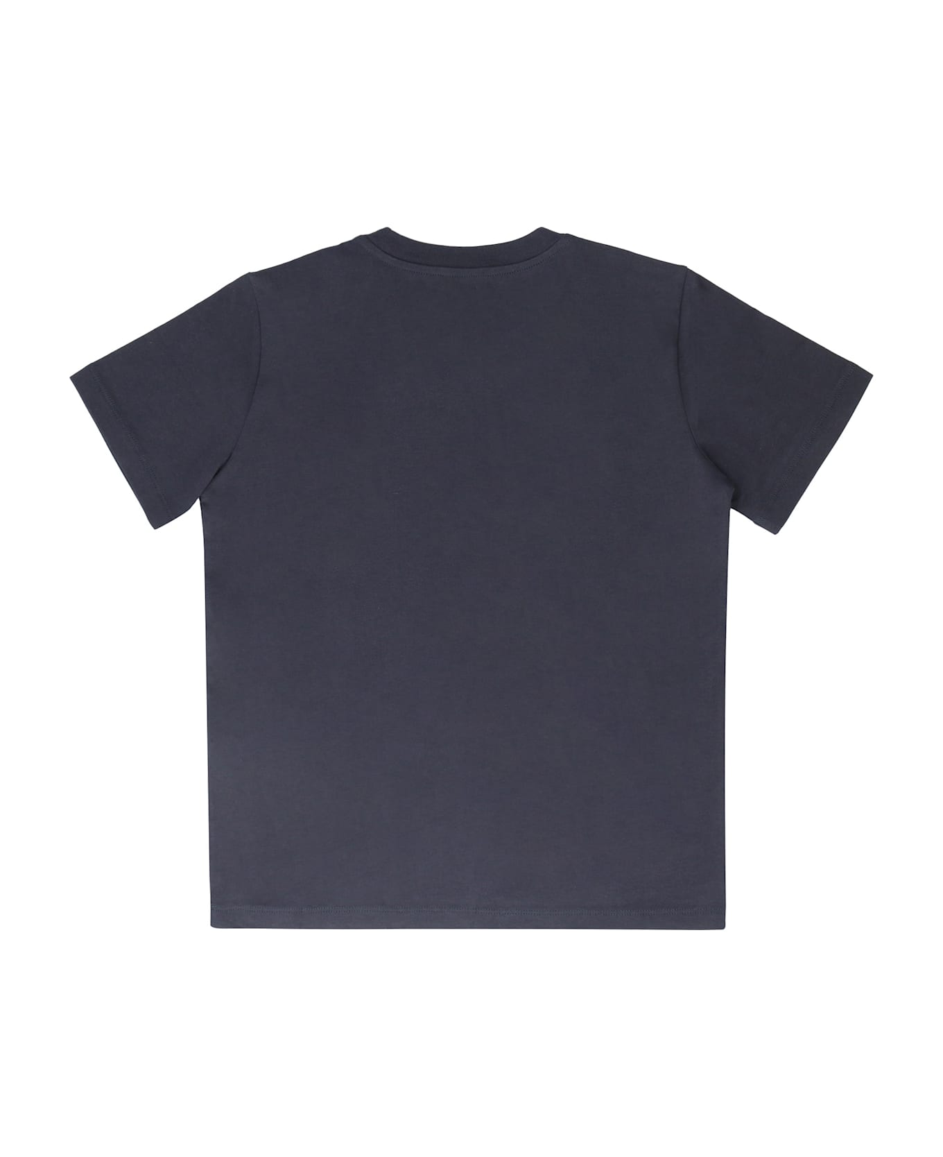 Moncler Cotton Crew-neck T-shirt - blue