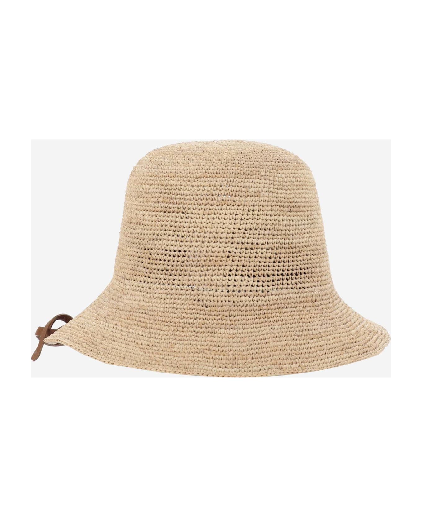 Filippo Catarzi Paper Hat With Logo - Beige 帽子