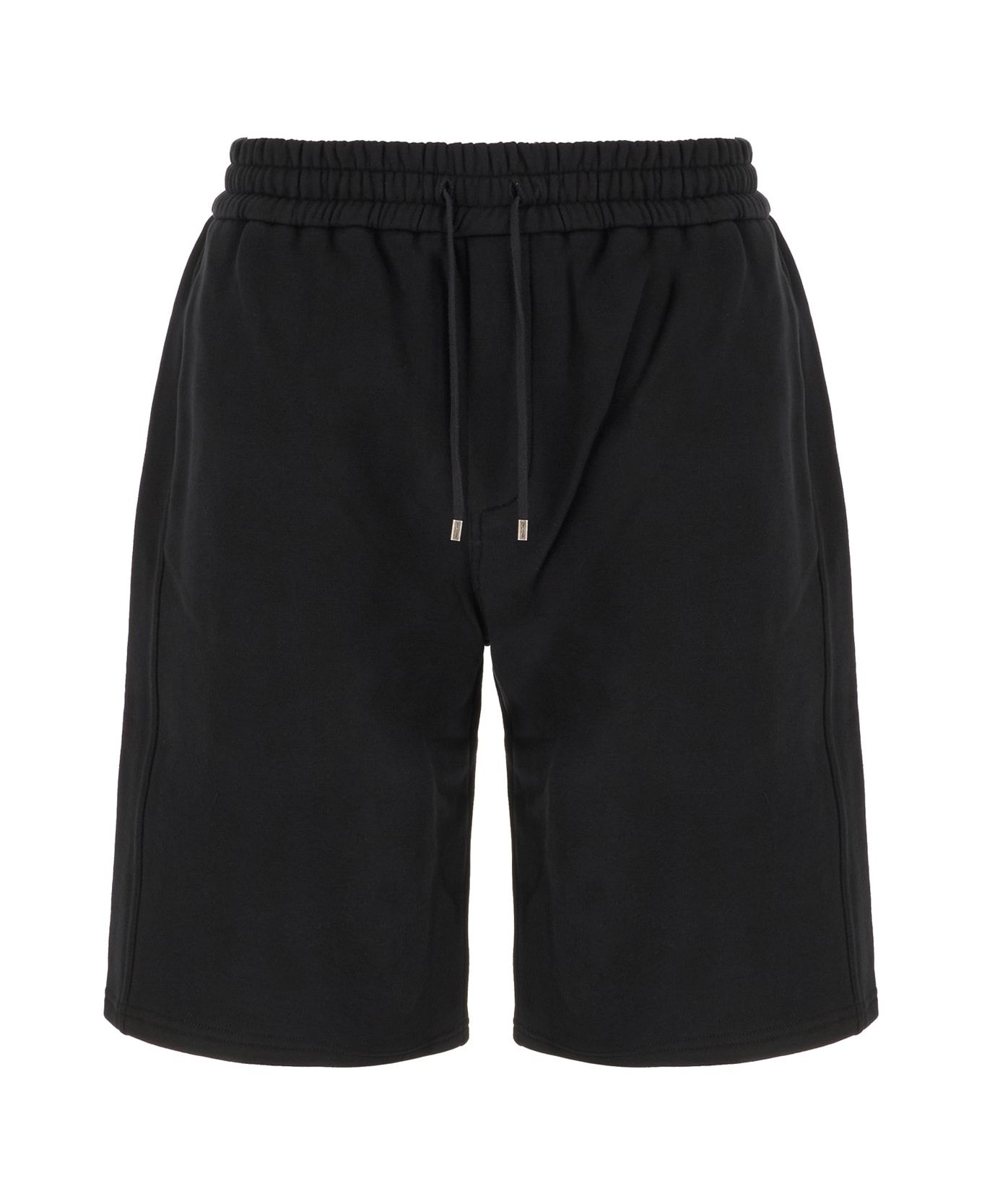 Saint Laurent Black Cotton Bermuda Shorts - Nero