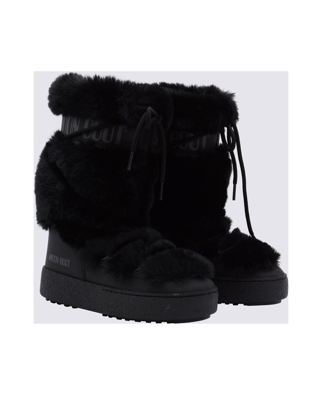 Moon Boot Black L Track High Wp Boots - Black
