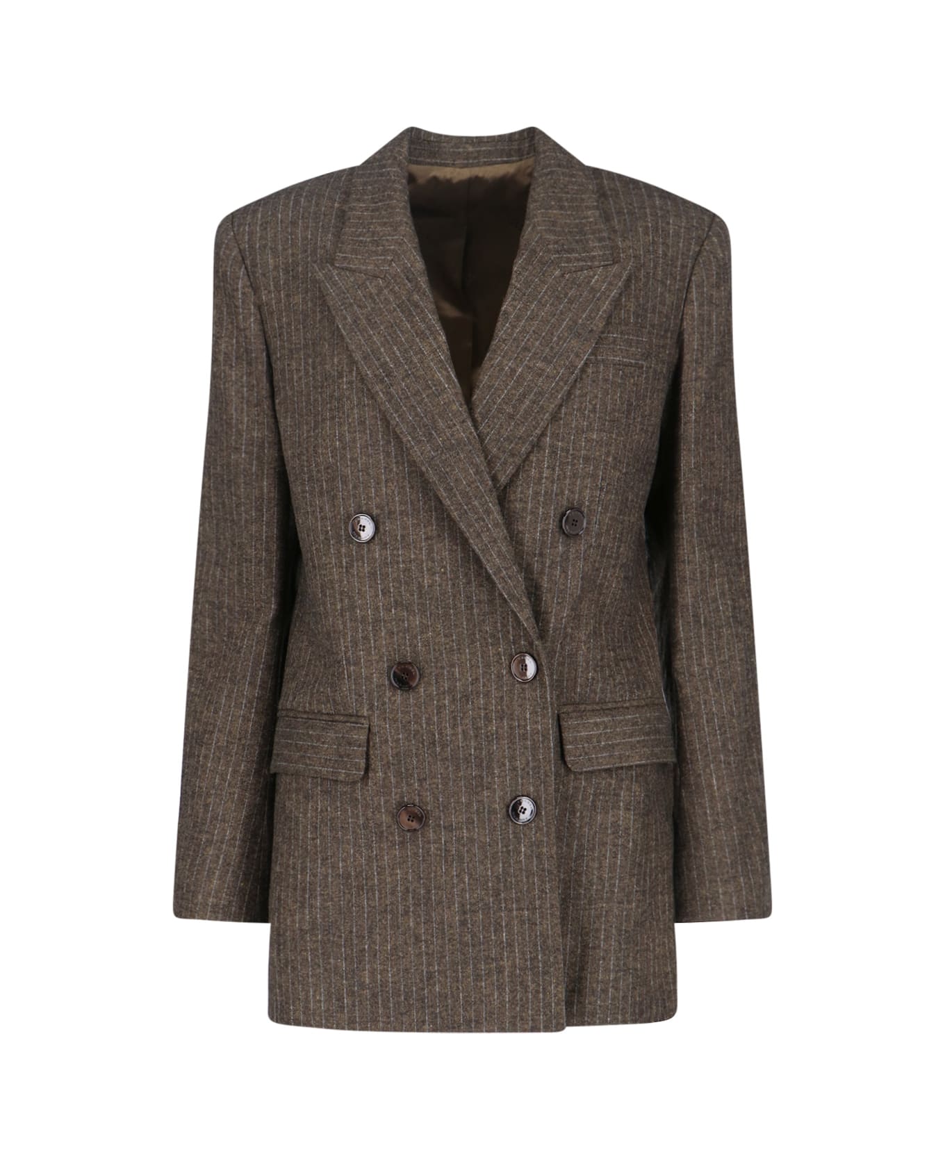 Isabel Marant 
jevima
 Double-breasted Blazer - Brown