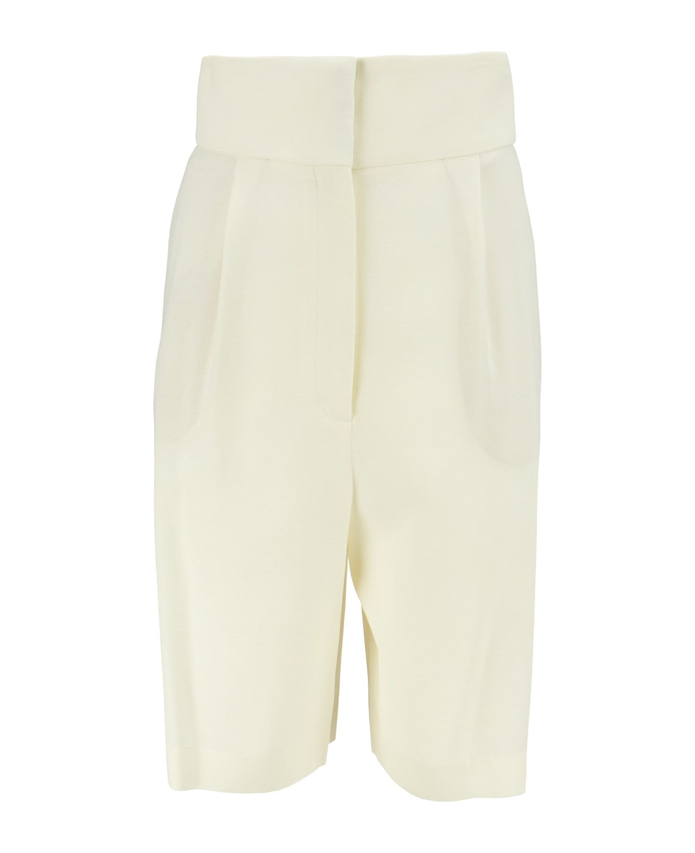 Fabiana Filippi Wool Twill Shorts - White