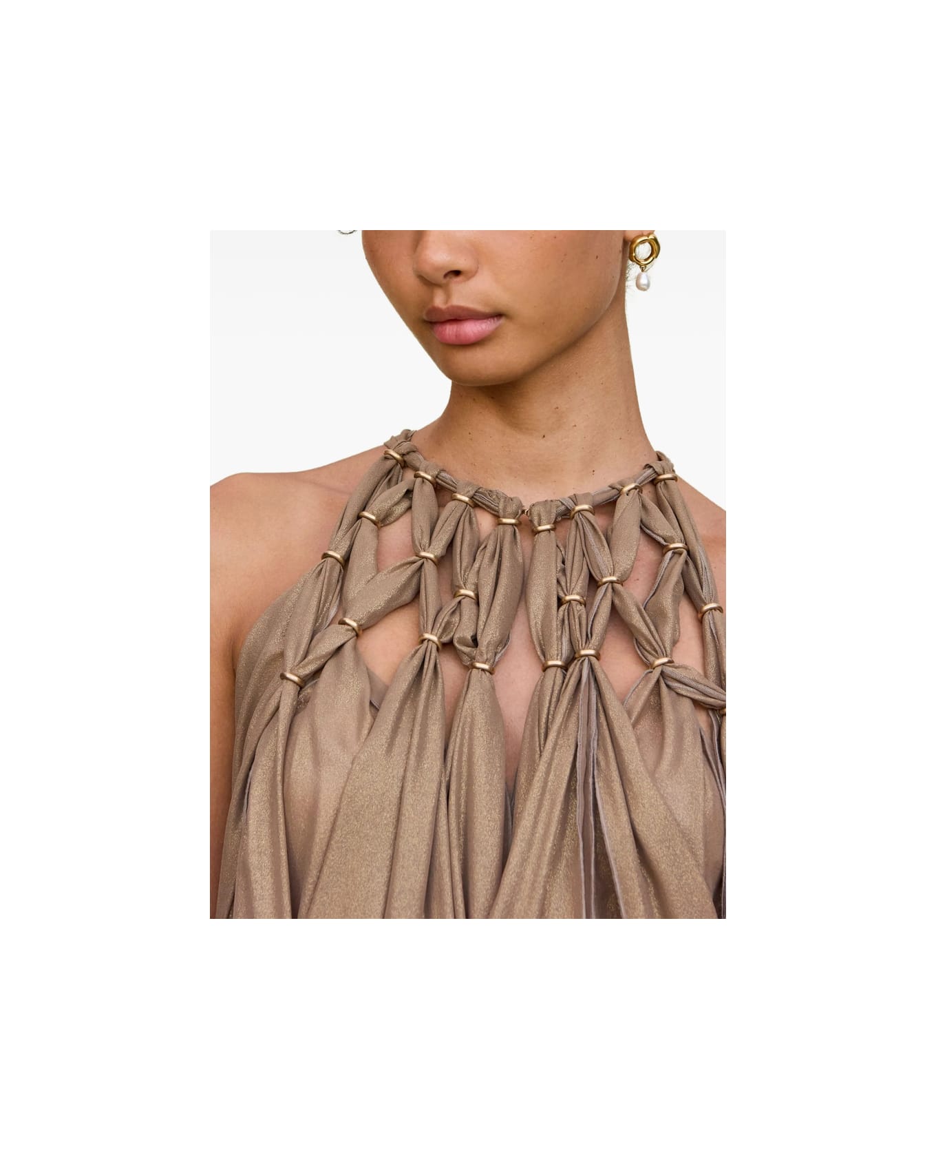 Cult Gaia Dress - GOLD