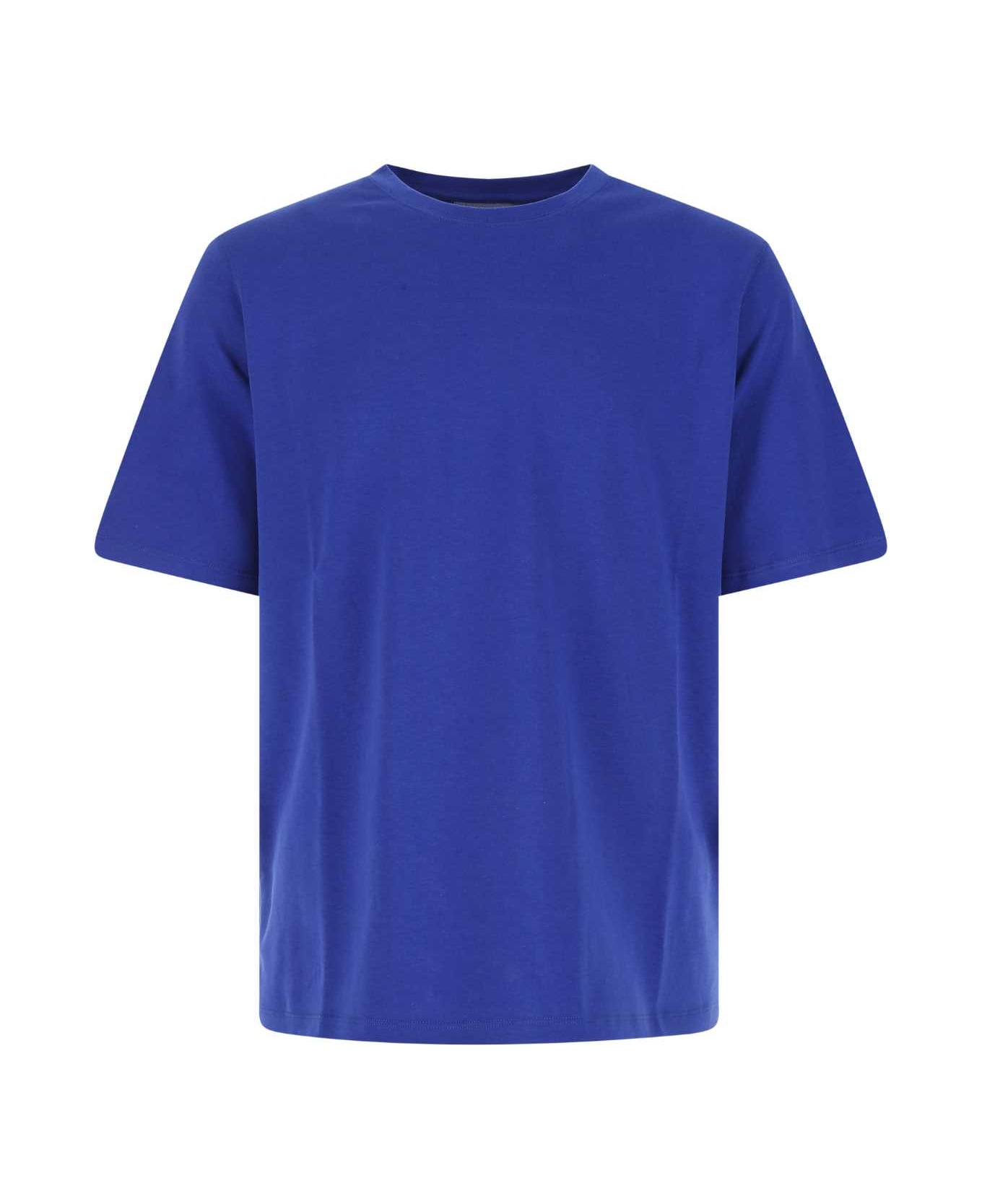 Just Don Electric Blue Cotton Oversize T-shirt - 85 シャツ