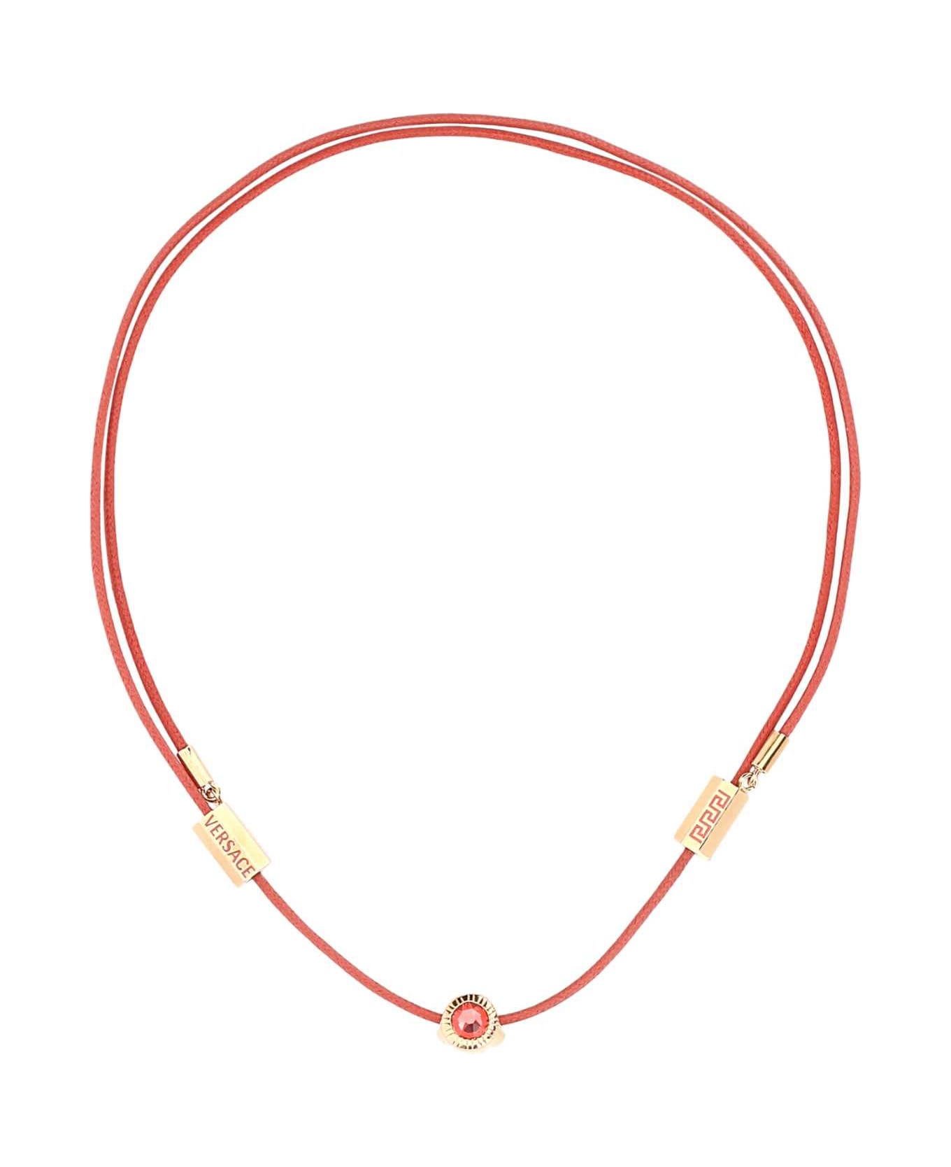 Versace Salmon Rope Necklaceâ - 4JHF0