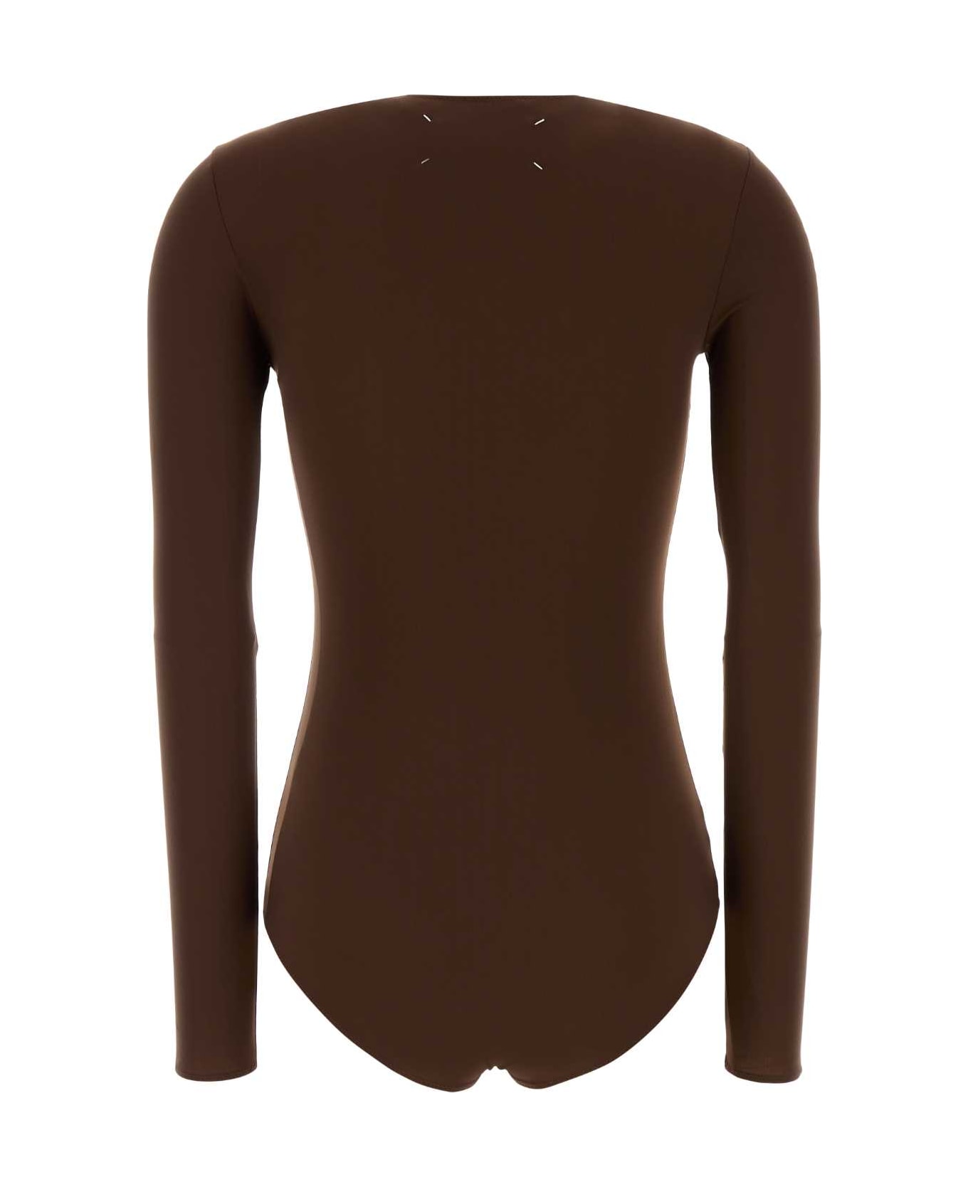 Maison Margiela Body In Brown Polyamide - brown