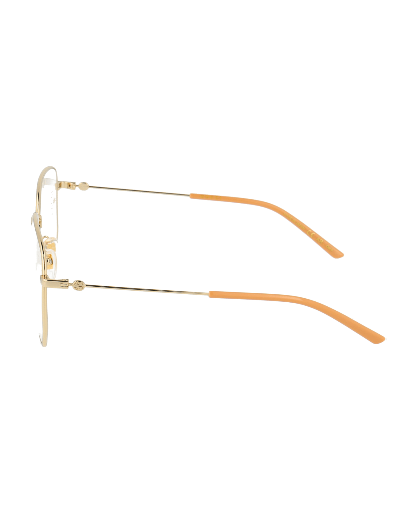 Gucci Eyewear Gg0396s Sunglasses - 001 GOLD GOLD TRANSPARENT