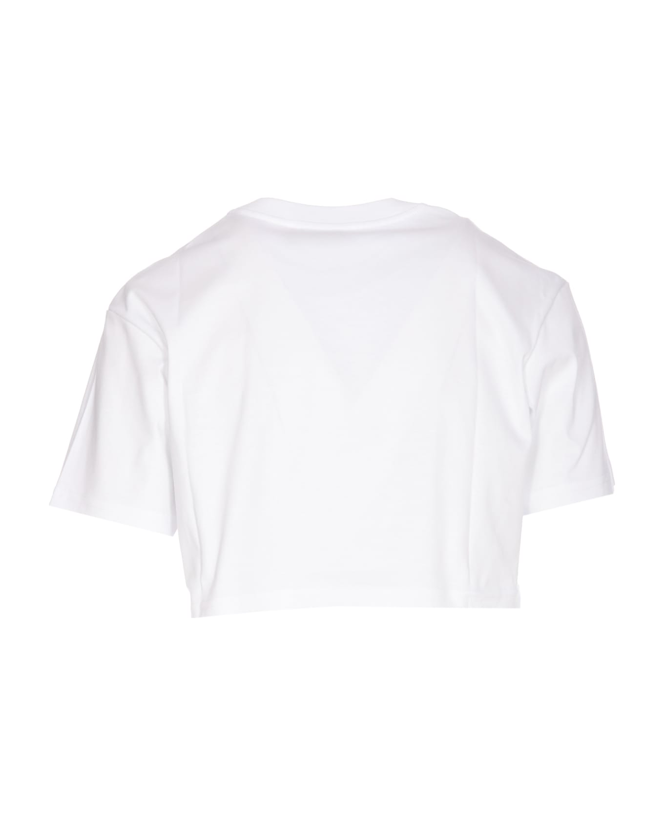 Lanvin Cropped Logo Lanvin Paris T-shirt - Optic white Tシャツ