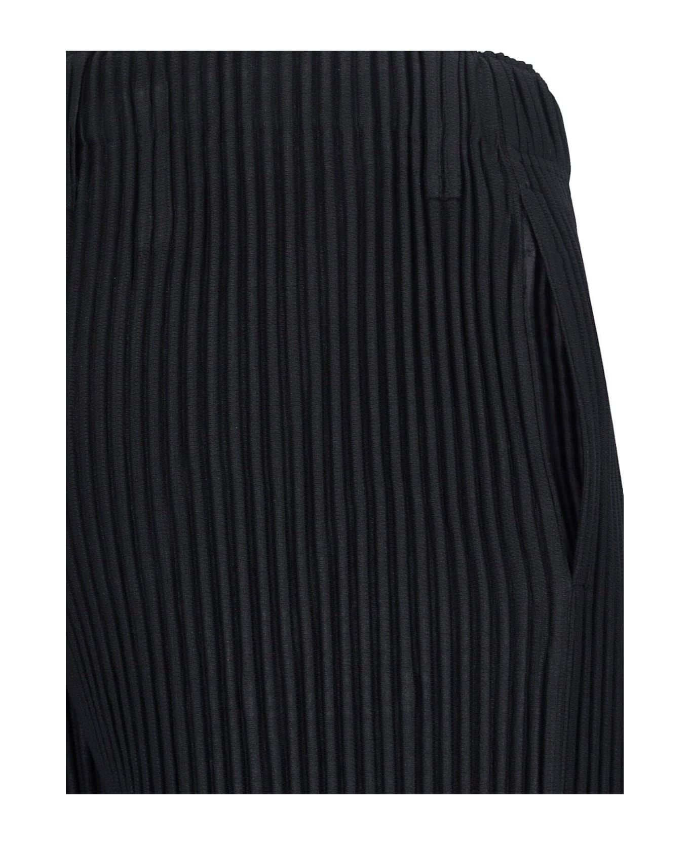 Homme Plissé Issey Miyake Pleated Pants - Black