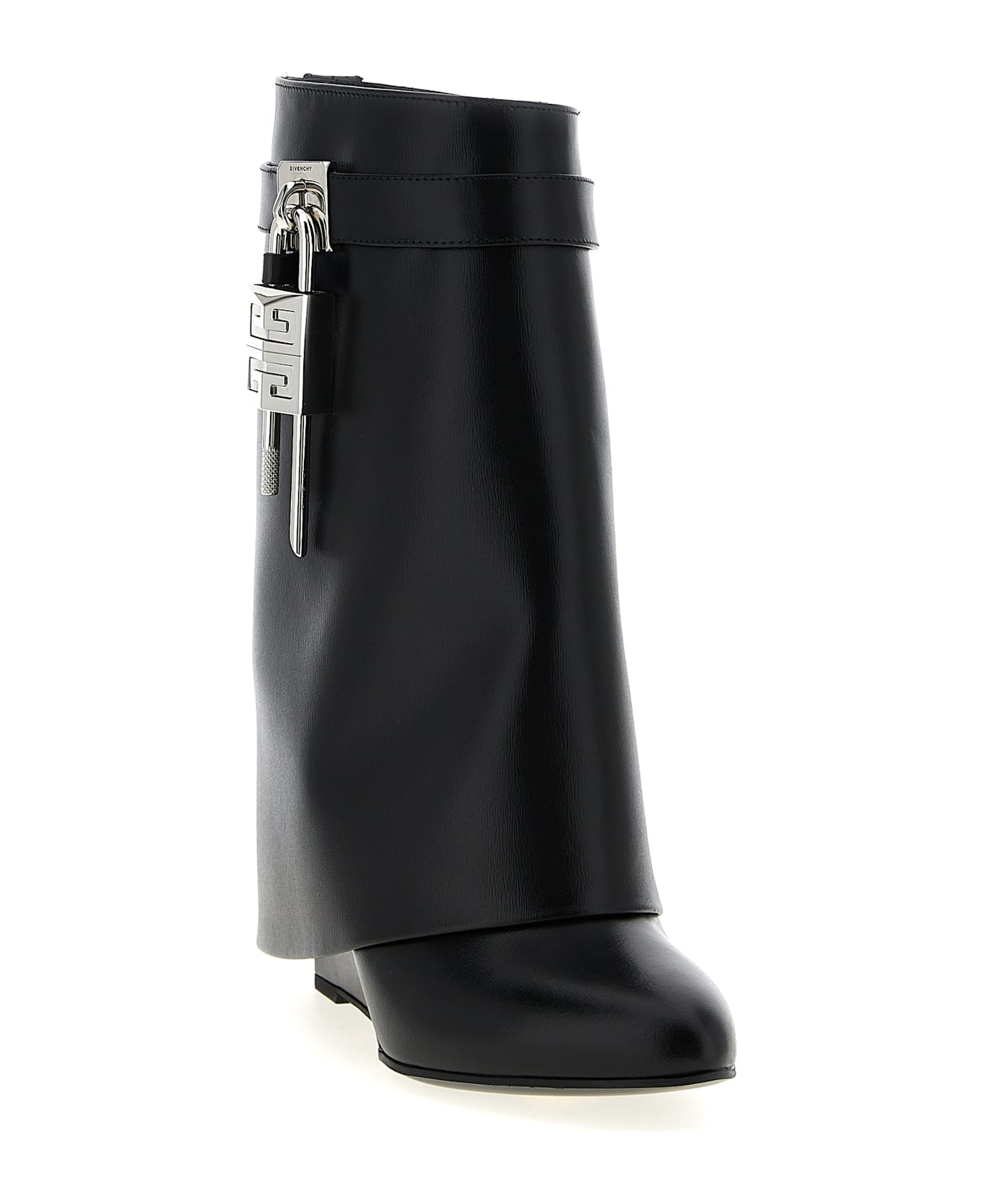 Givenchy 'shark Lock' Ankle Boots - Black  