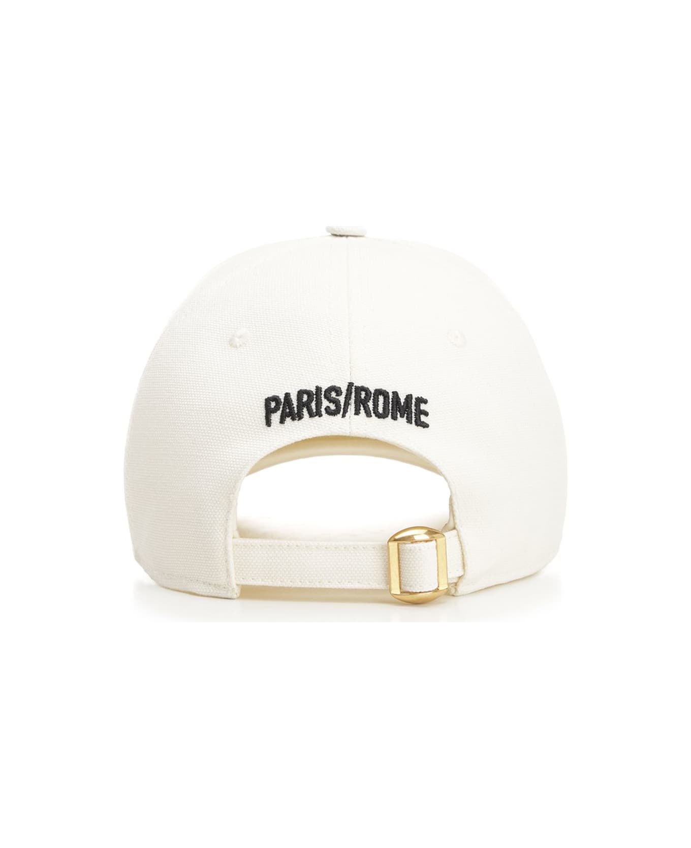 Valentino Garavani Cotton Baseball Cap - IVORY