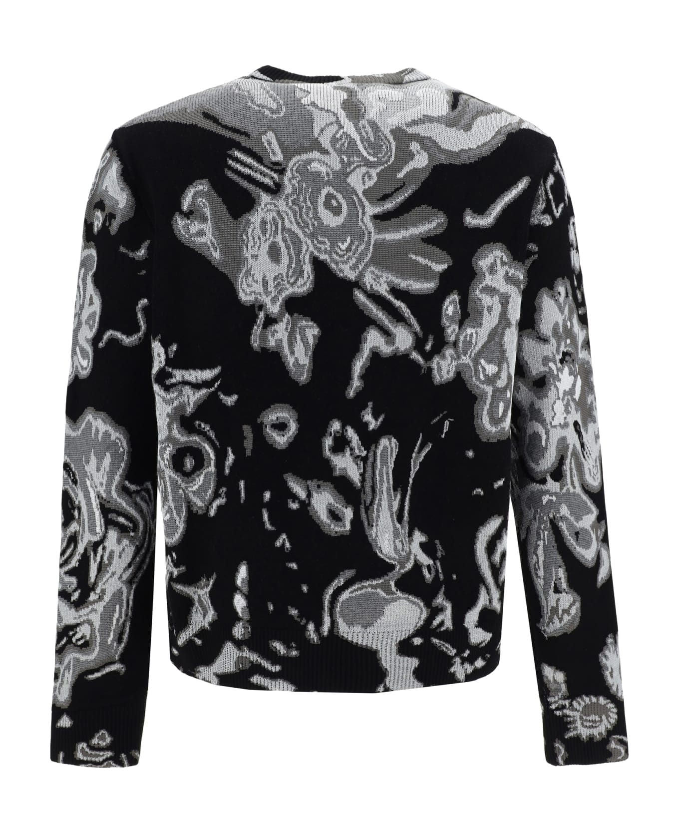 Alexander McQueen Sweater - Black/silver