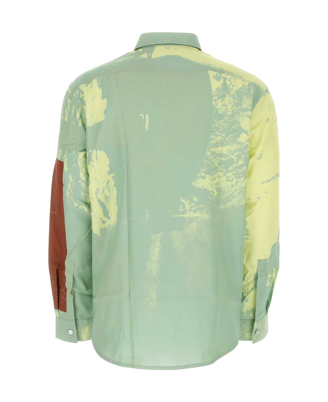 OAMC Printed Viscose Oversize Shirt - Multicolor
