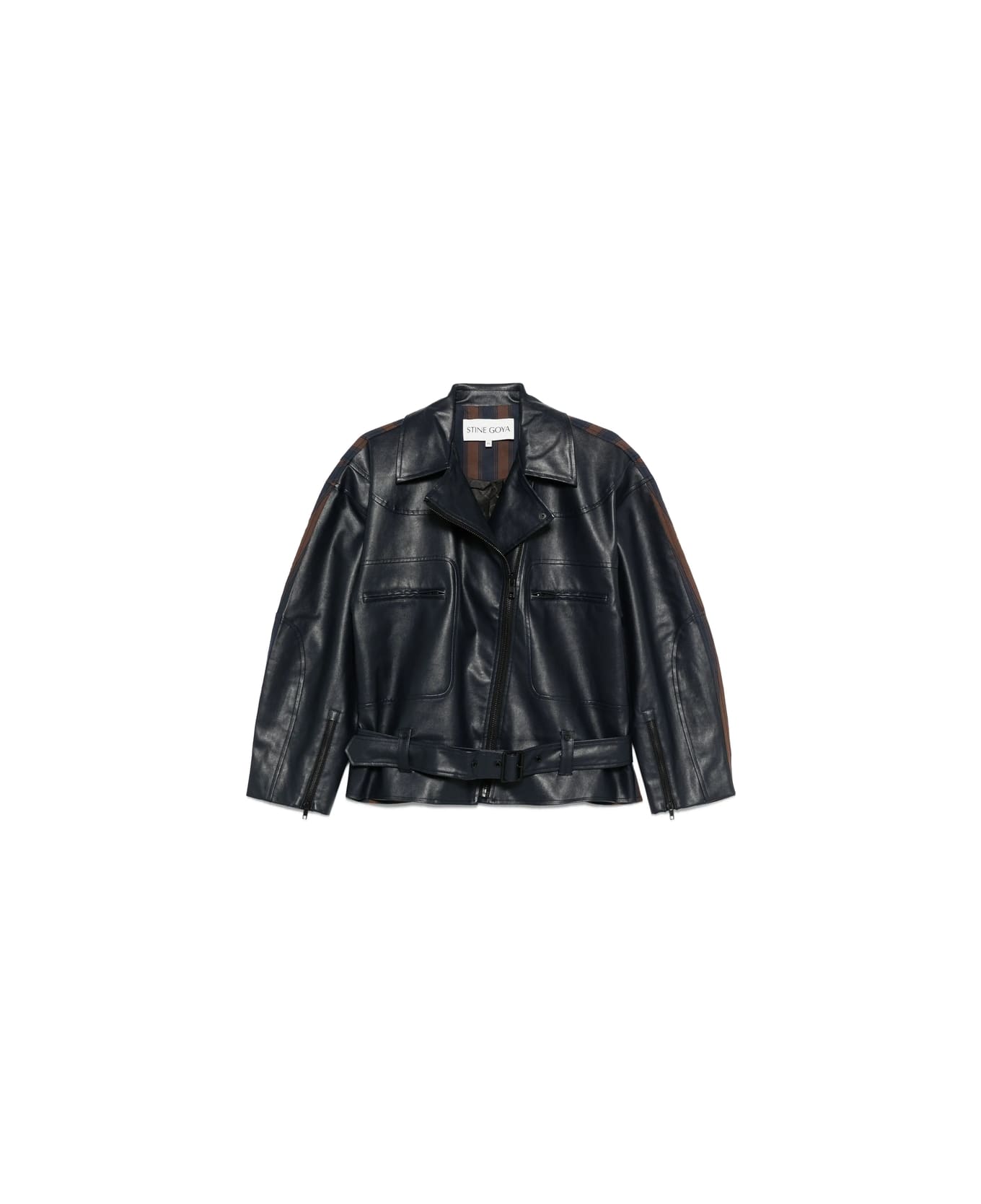 Stine Goya Outerwear - BLUE/BROWN