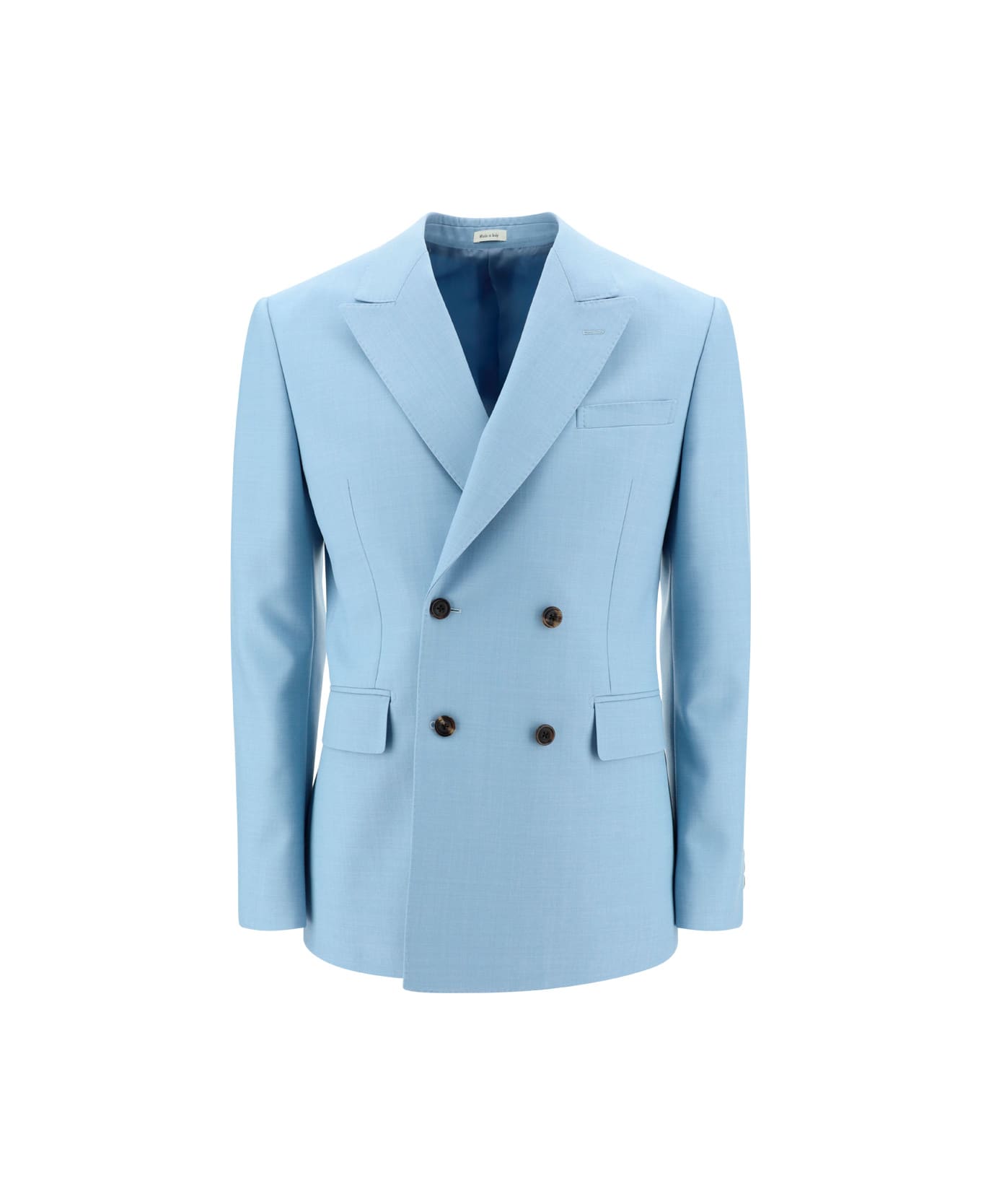 Alexander McQueen Neat Blazer Jacket - Pale Blue