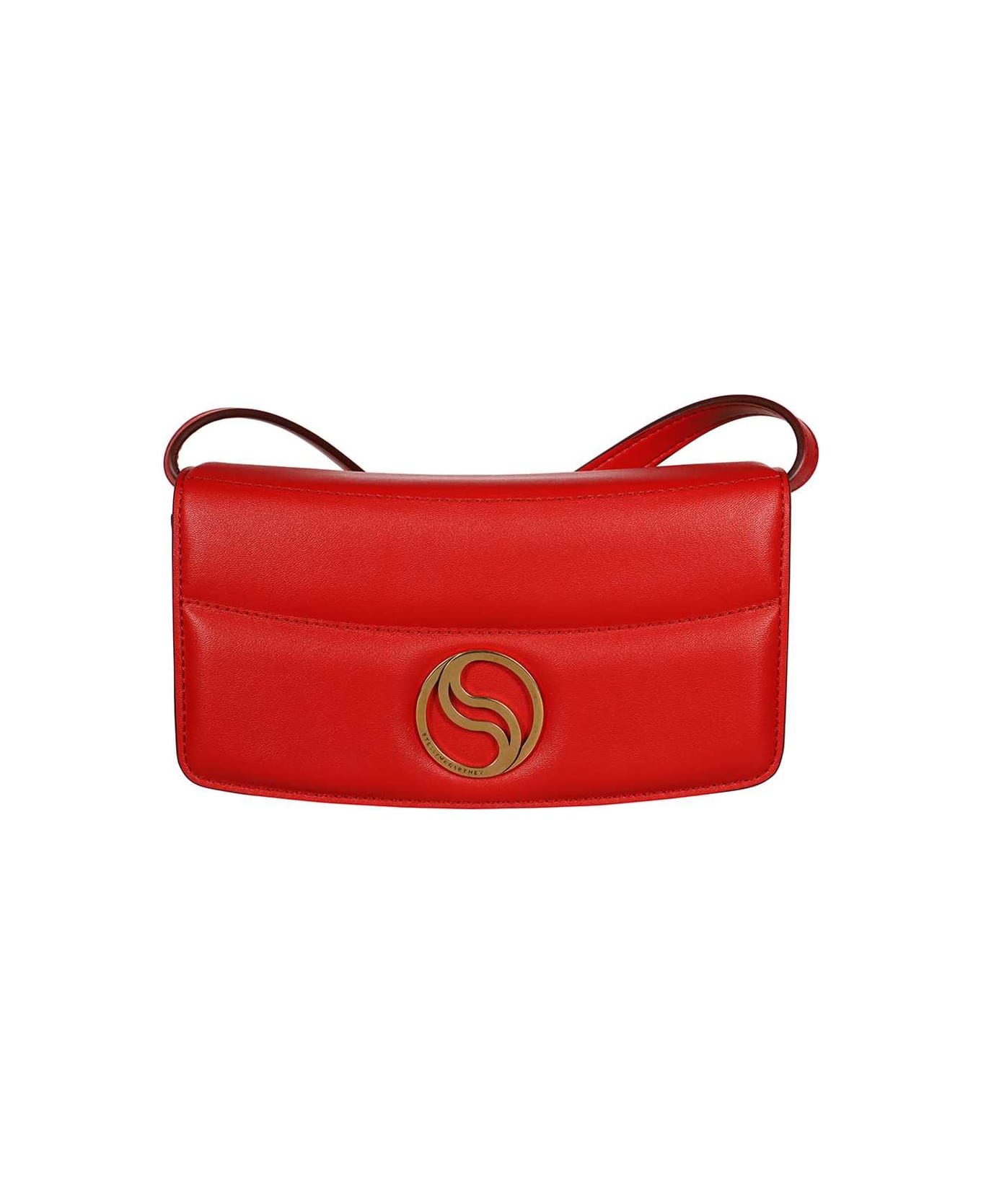 Stella McCartney S-wave Wallet On Chain - red