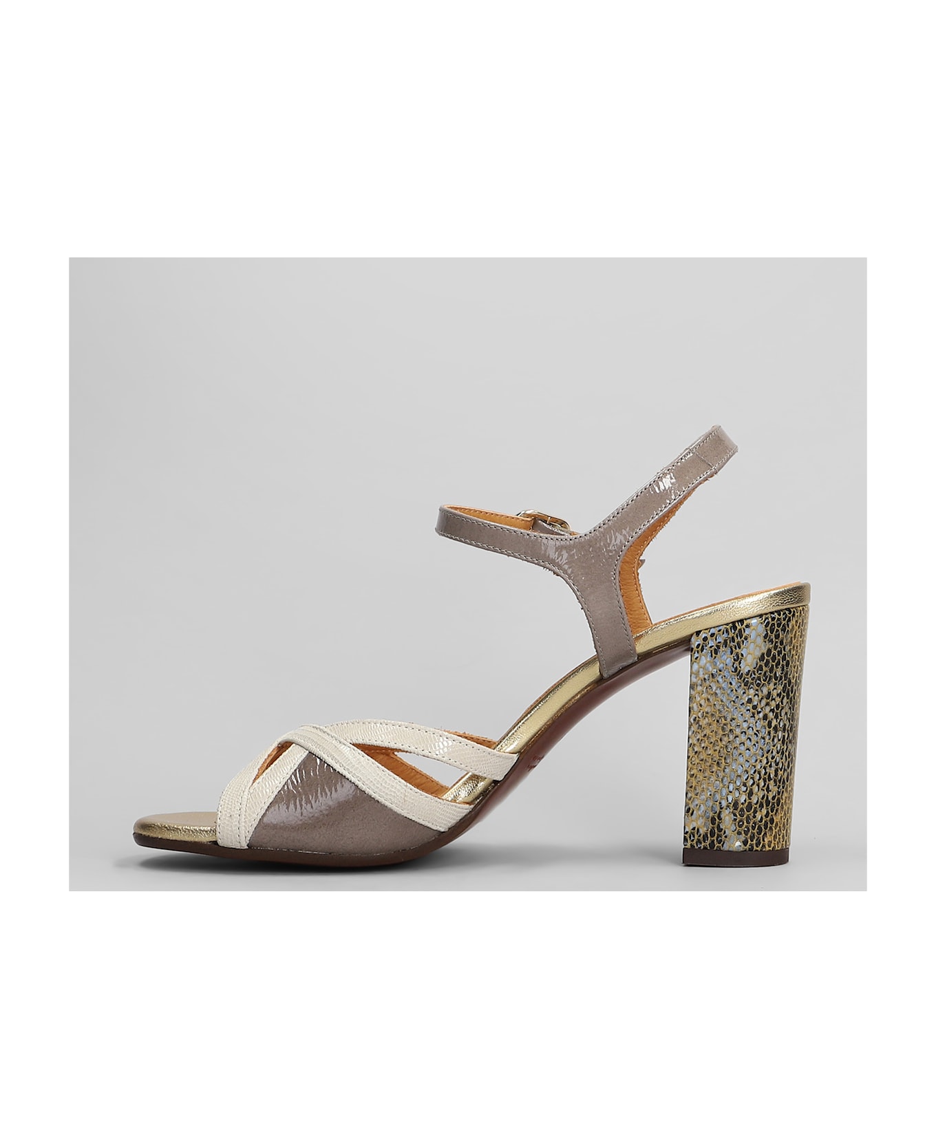 Chie Mihara Bemon Sandals In Beige Leather - beige