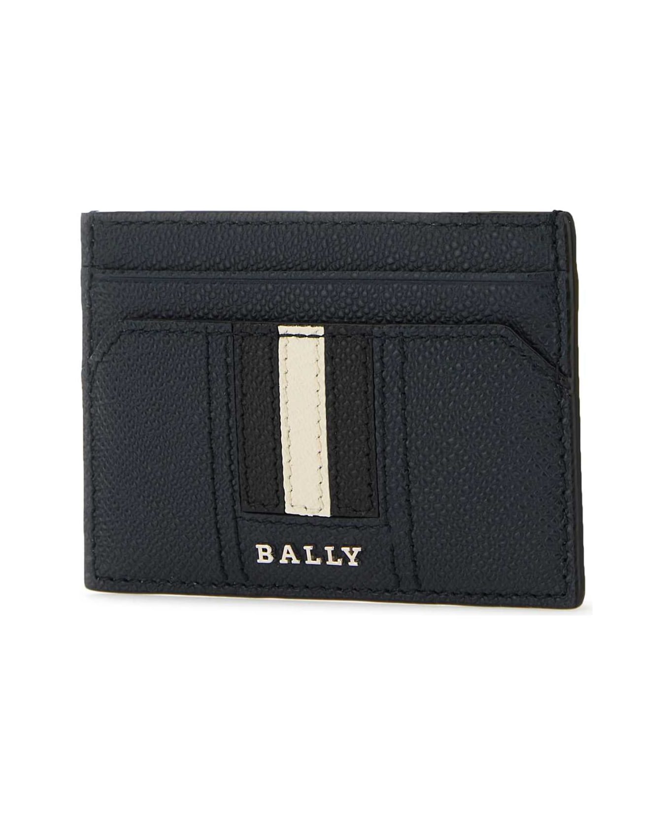 Bally Midnight Blue Leather Cardholder - NEWBLUE
