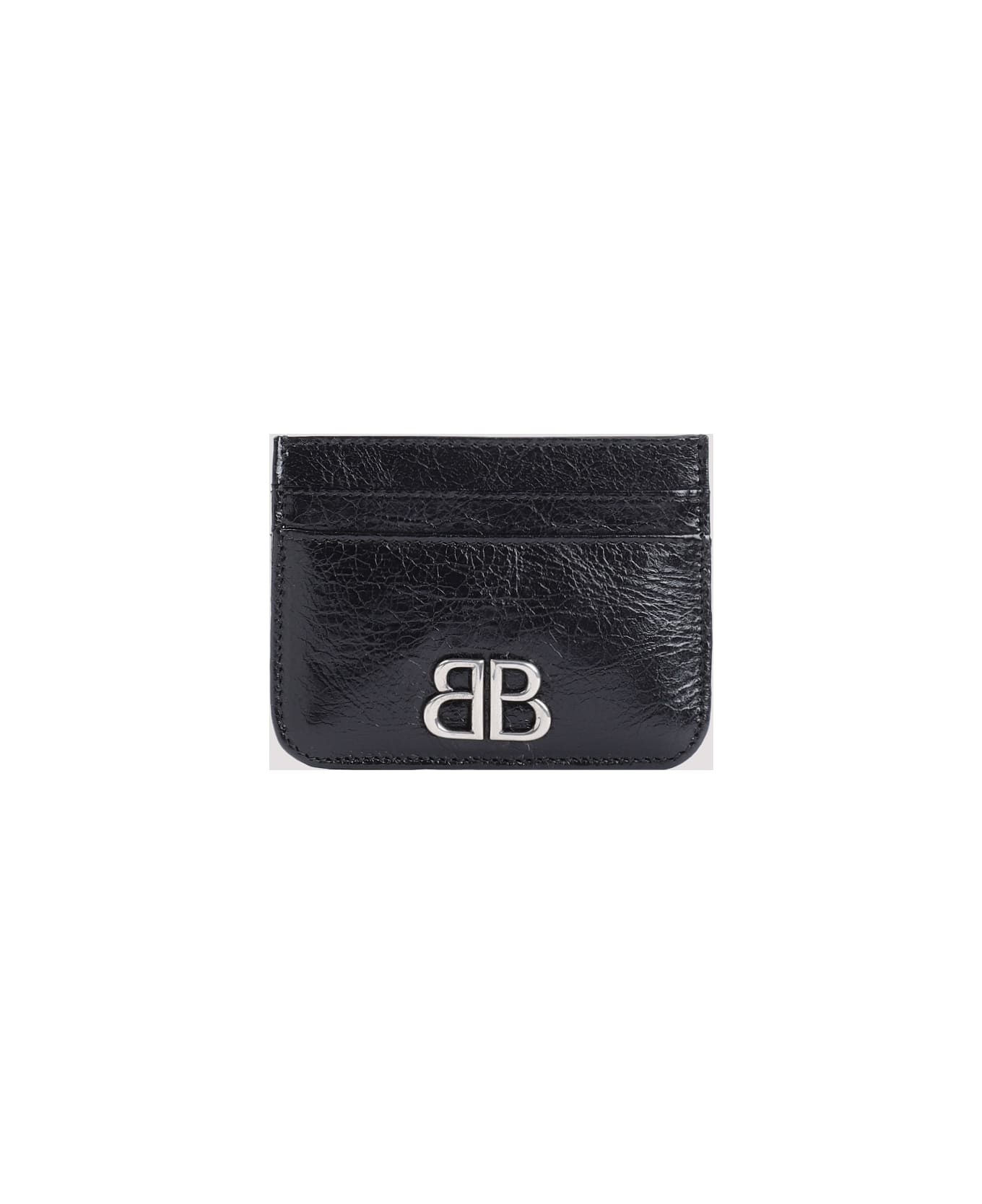 Balenciaga Monaco Ca Ho Wom Credit Card Case - Black