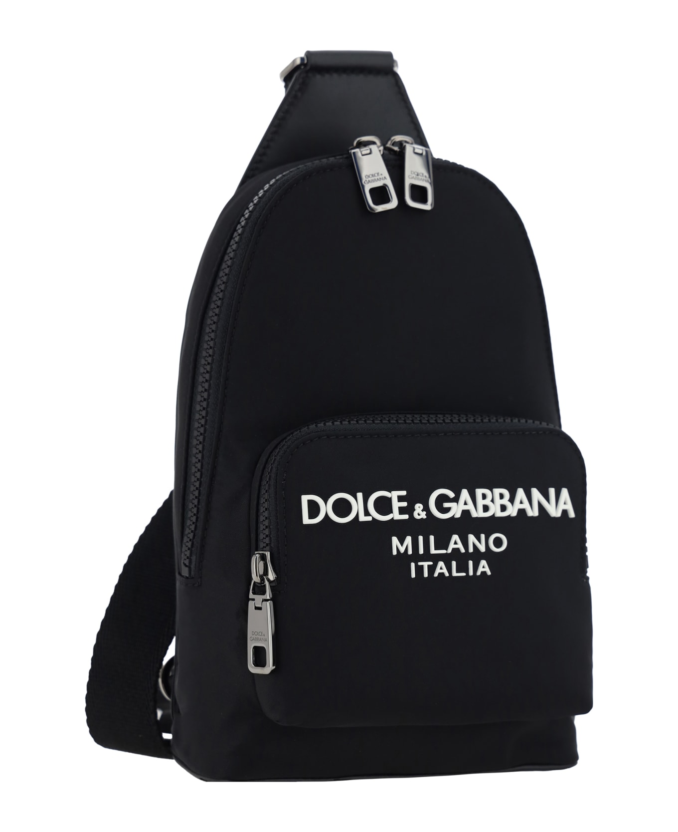 Dolce & Gabbana One-shoulder Backpack - Nero/nero