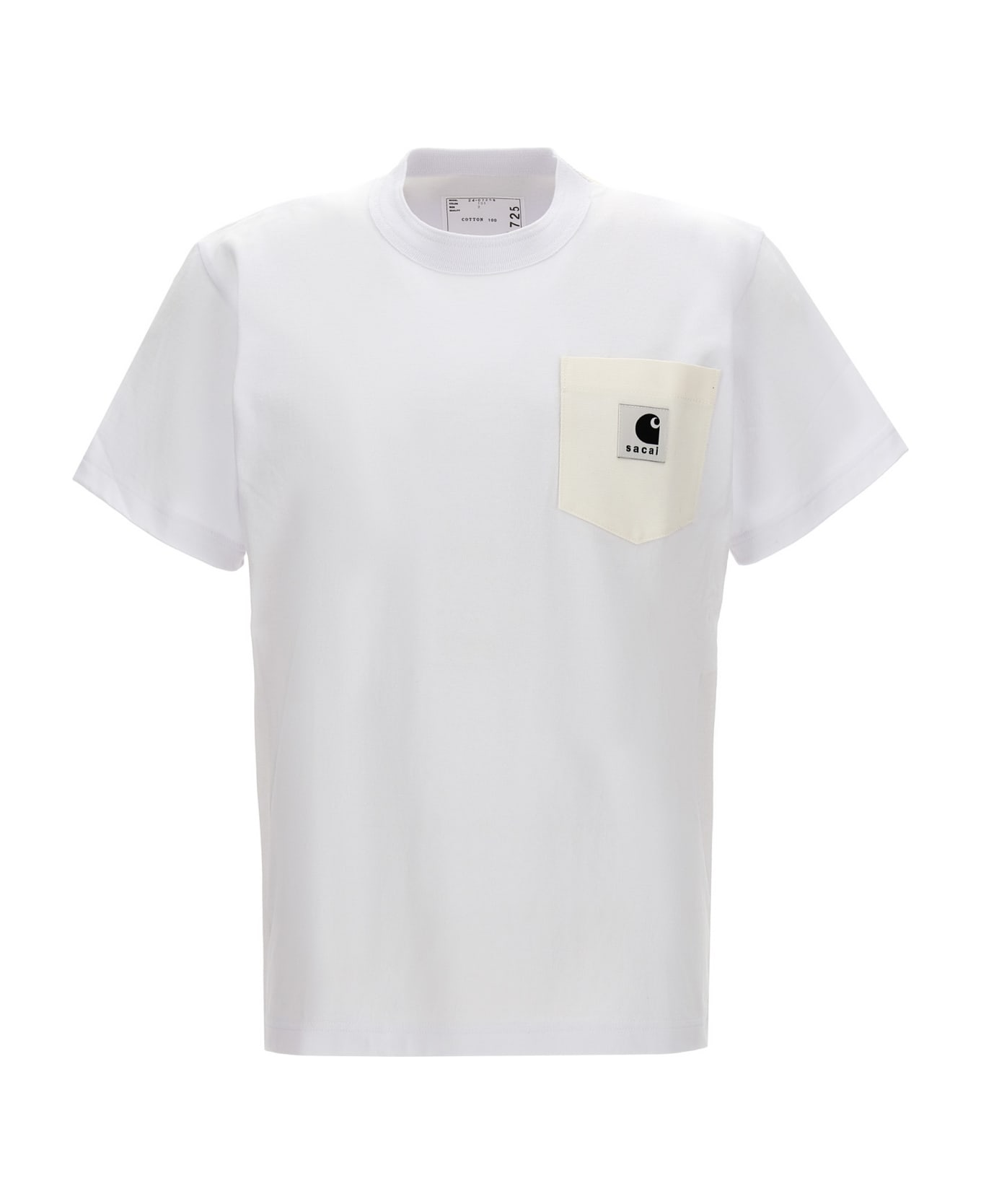Sacai T-shirt Sacai X Carhartt Wip - White Tシャツ