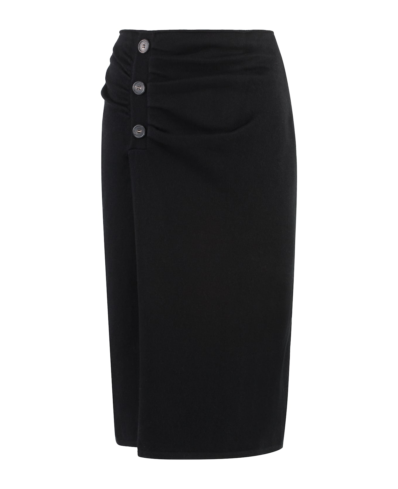 Malo Cashmere Skirt - black