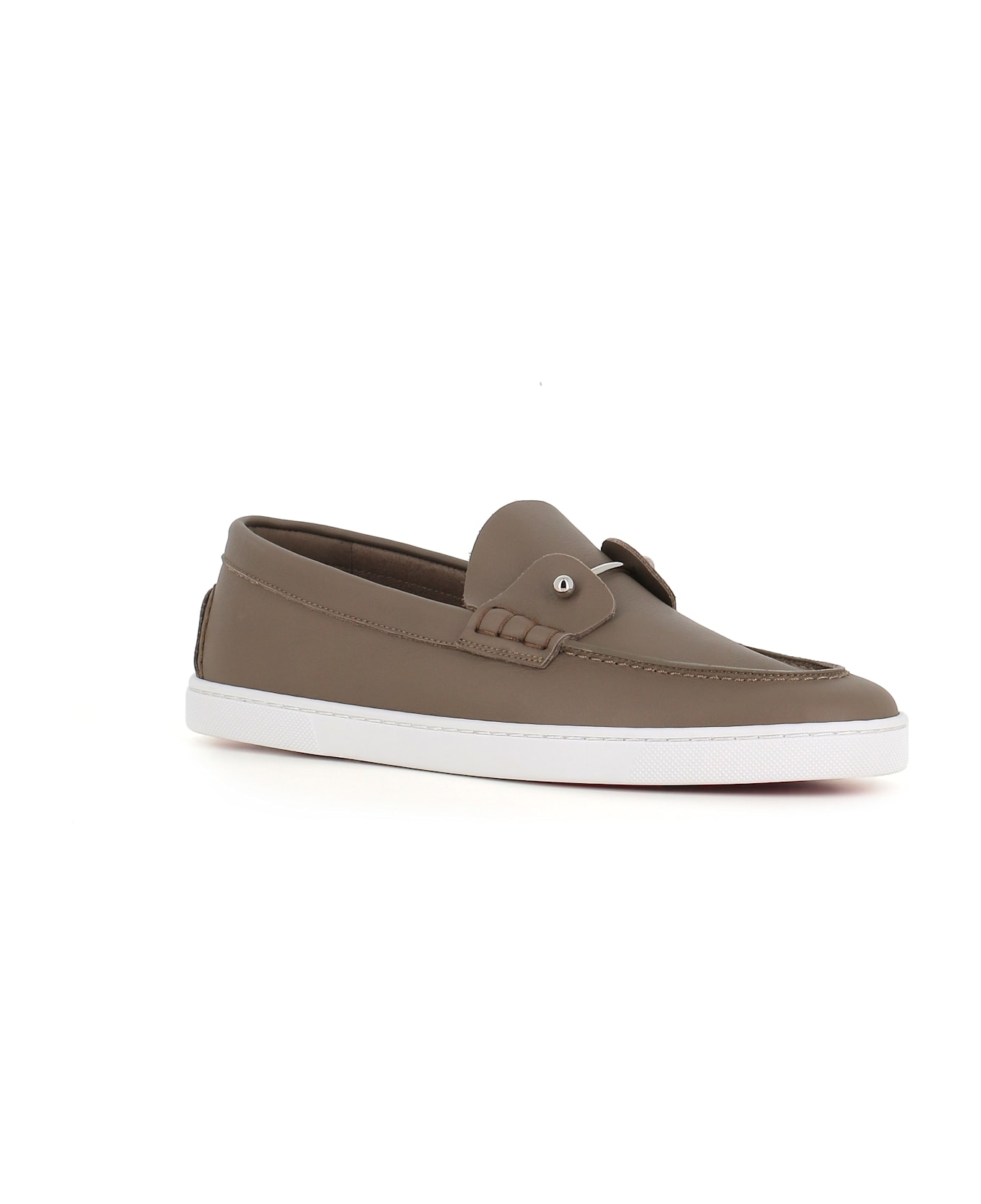 Christian Louboutin Slip-on Chambeliboat Flat - Taupe