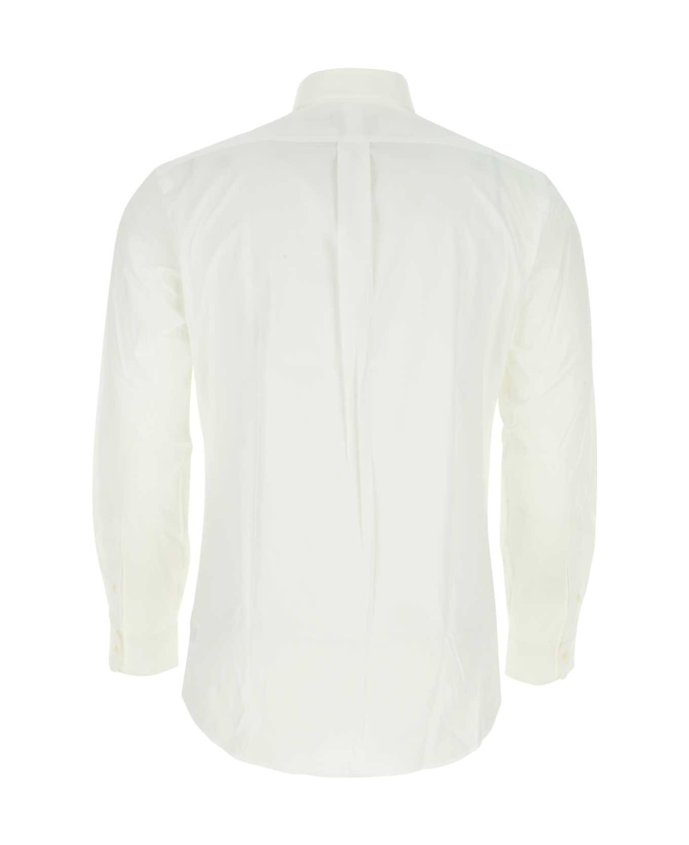Polo Ralph Lauren White Stretch Cotton Shirt - White