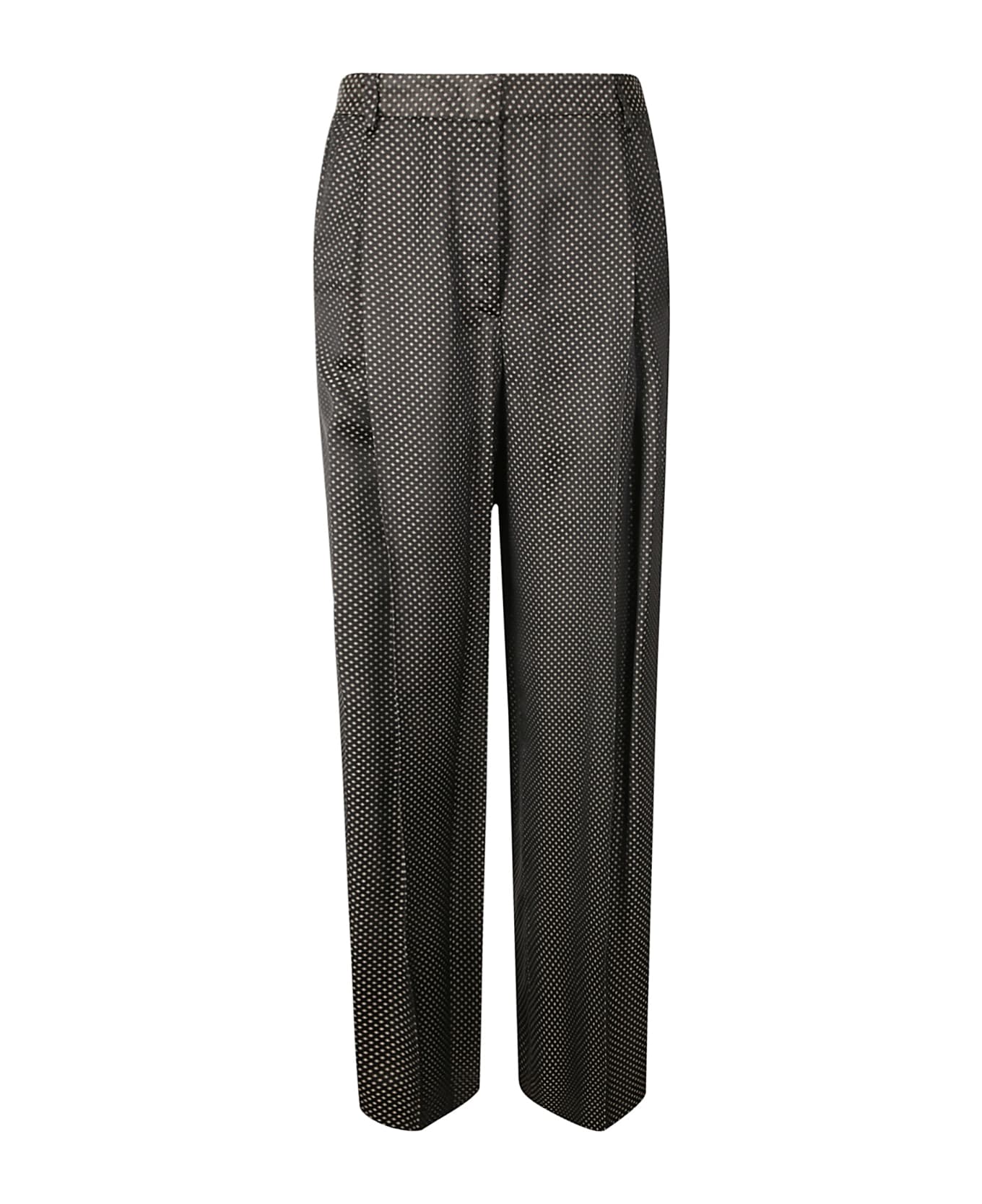 Alberto Biani Viscose Trousers - BLACK