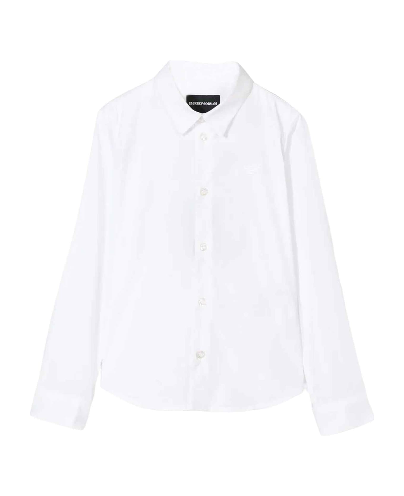 Emporio Armani White Shirt Boy - Bianco ottico