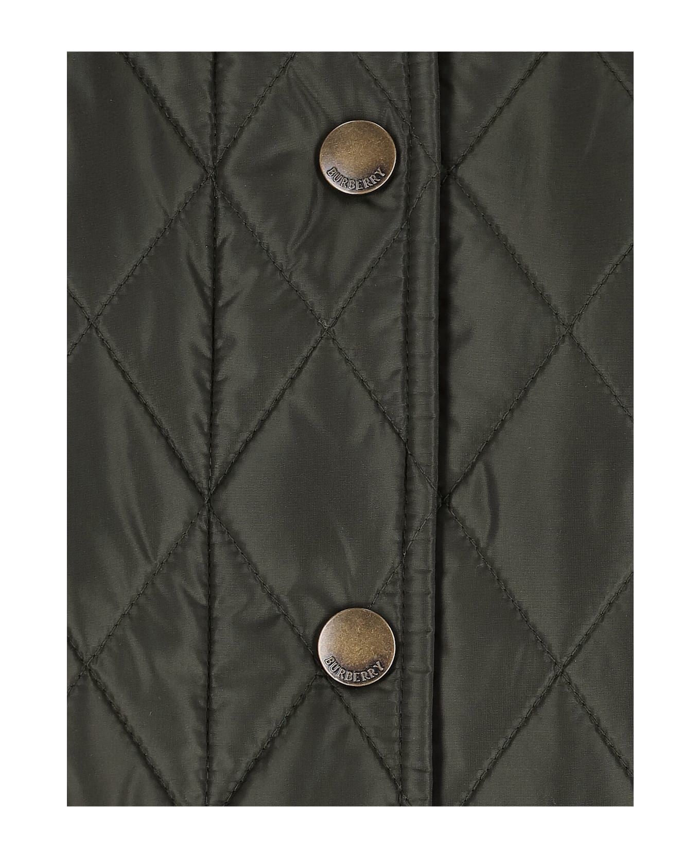 Burberry 'car Coat' Jacket - Green