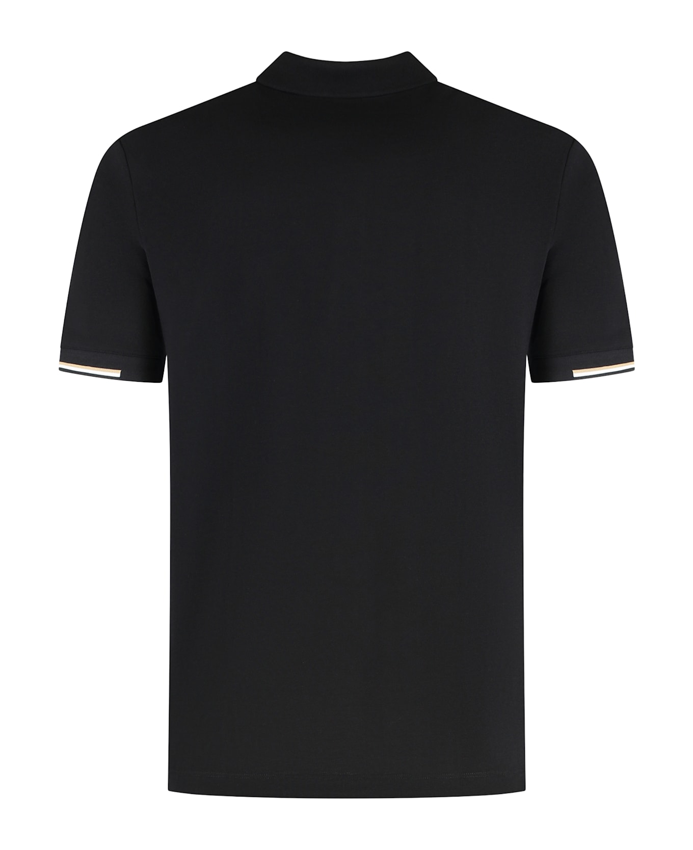Hugo Boss Cotton-piqué Polo Shirt - black